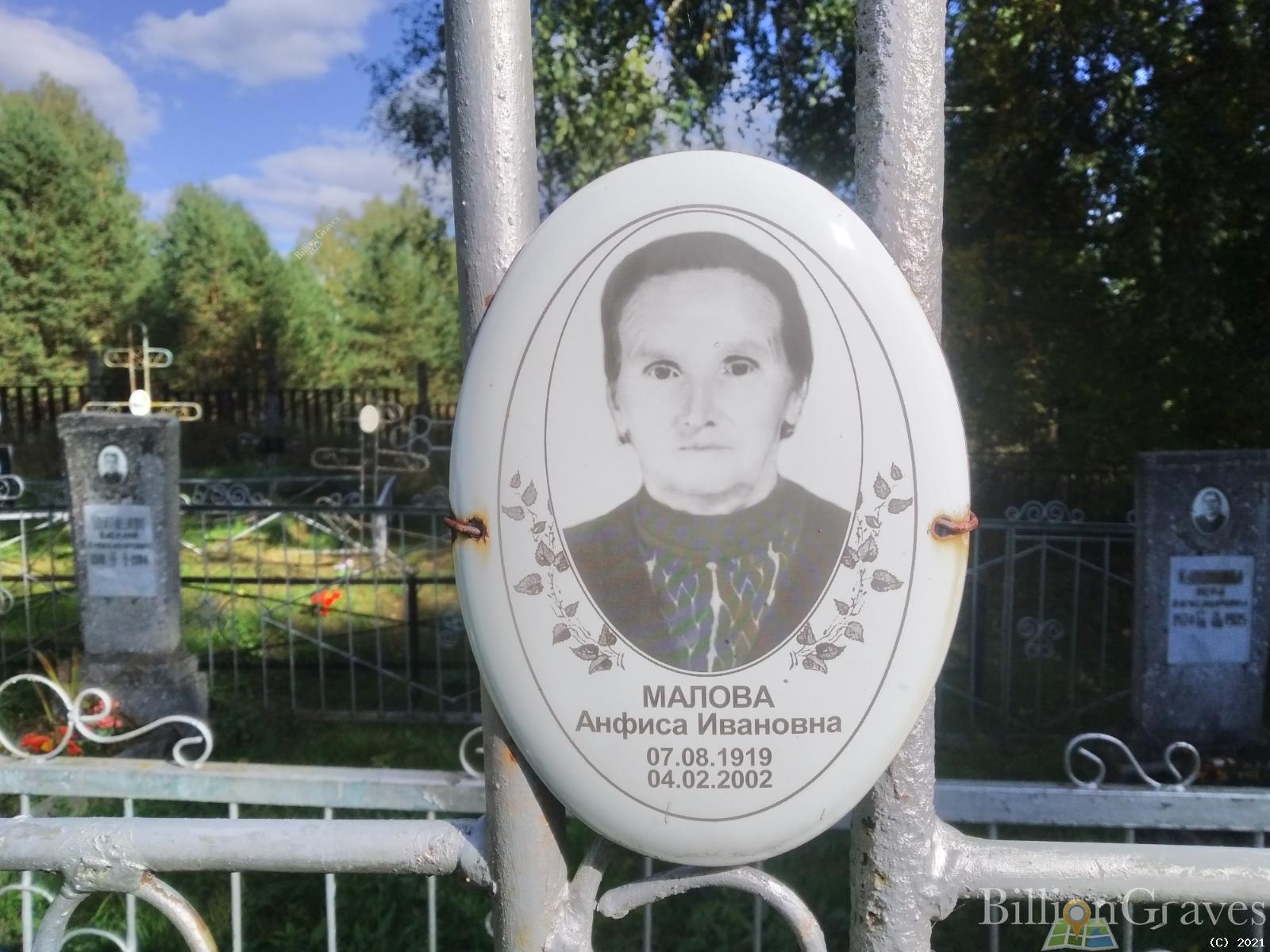 Малова Анфиса Ивановна
