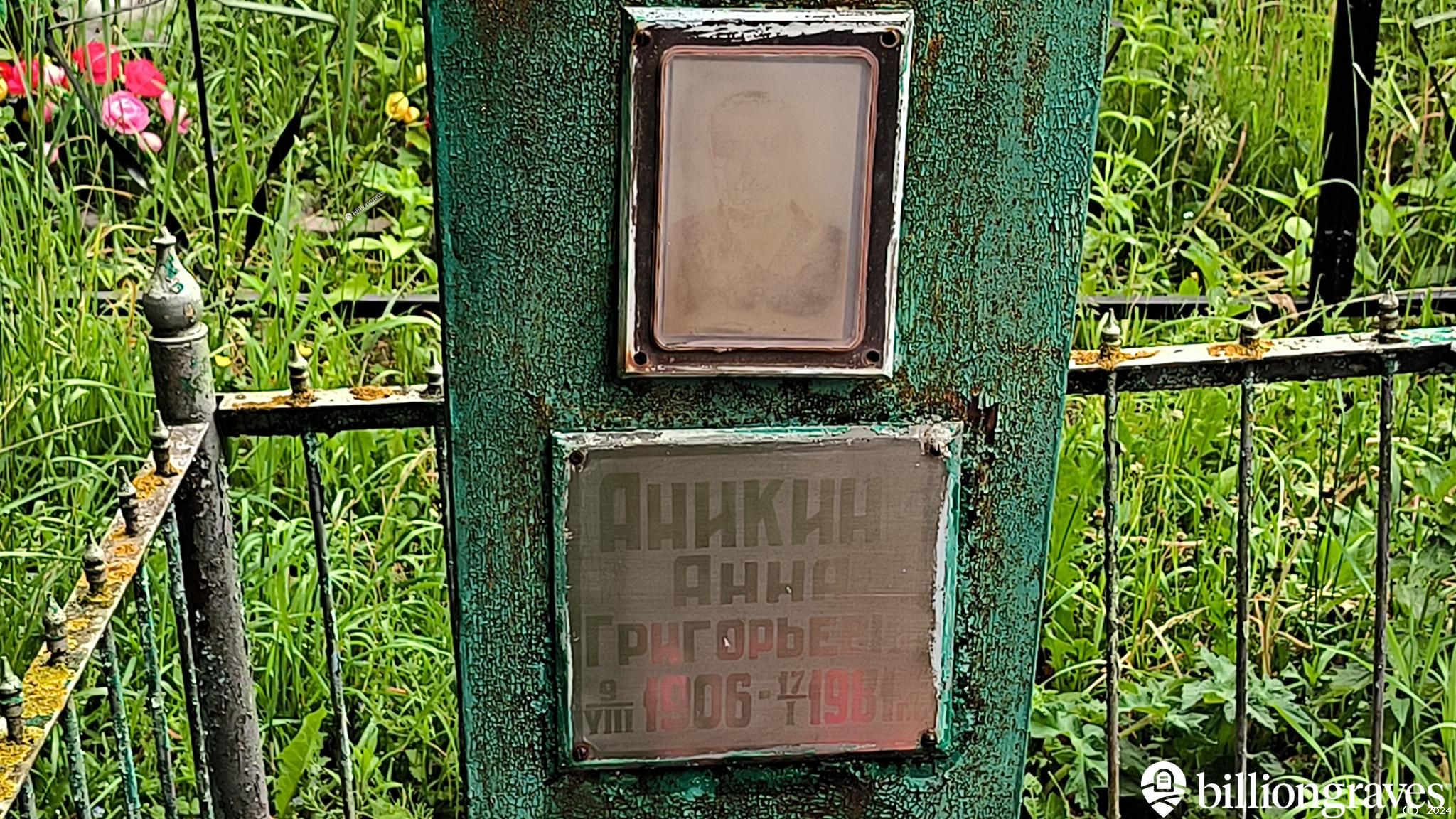 Аникина Анна Григорьевна