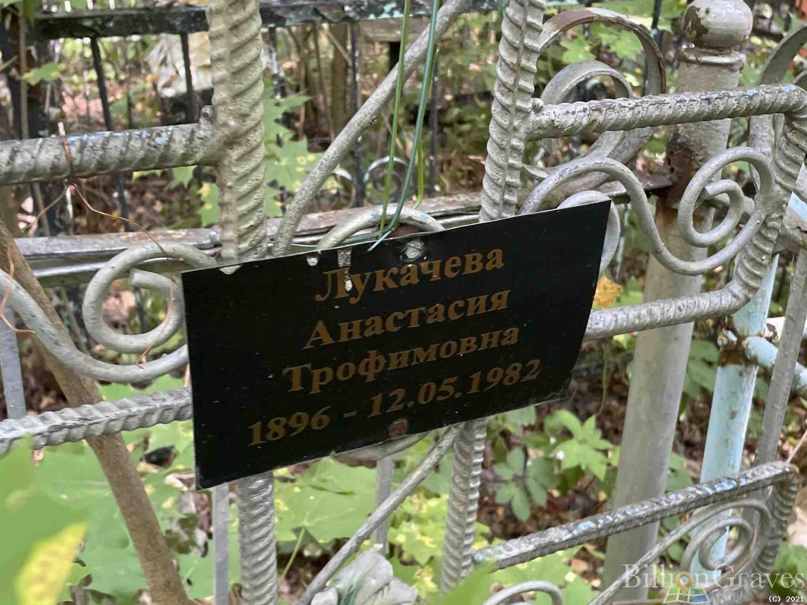 Лукачева Анастасия Трофимовна