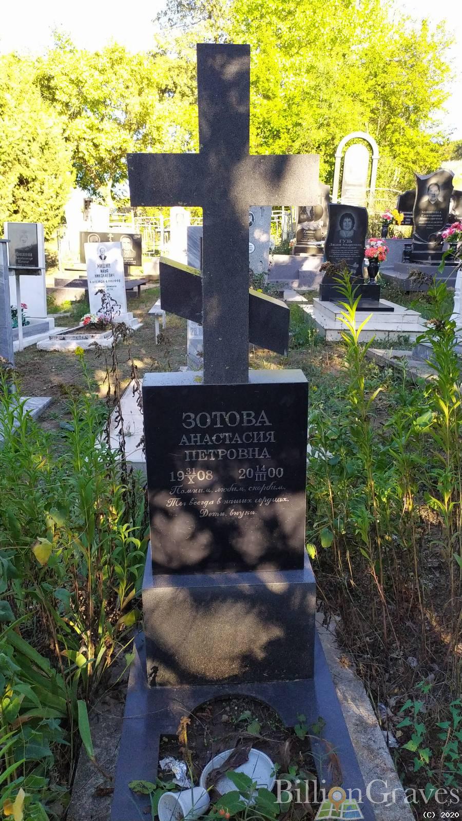 Зотова Анастасия Петровна