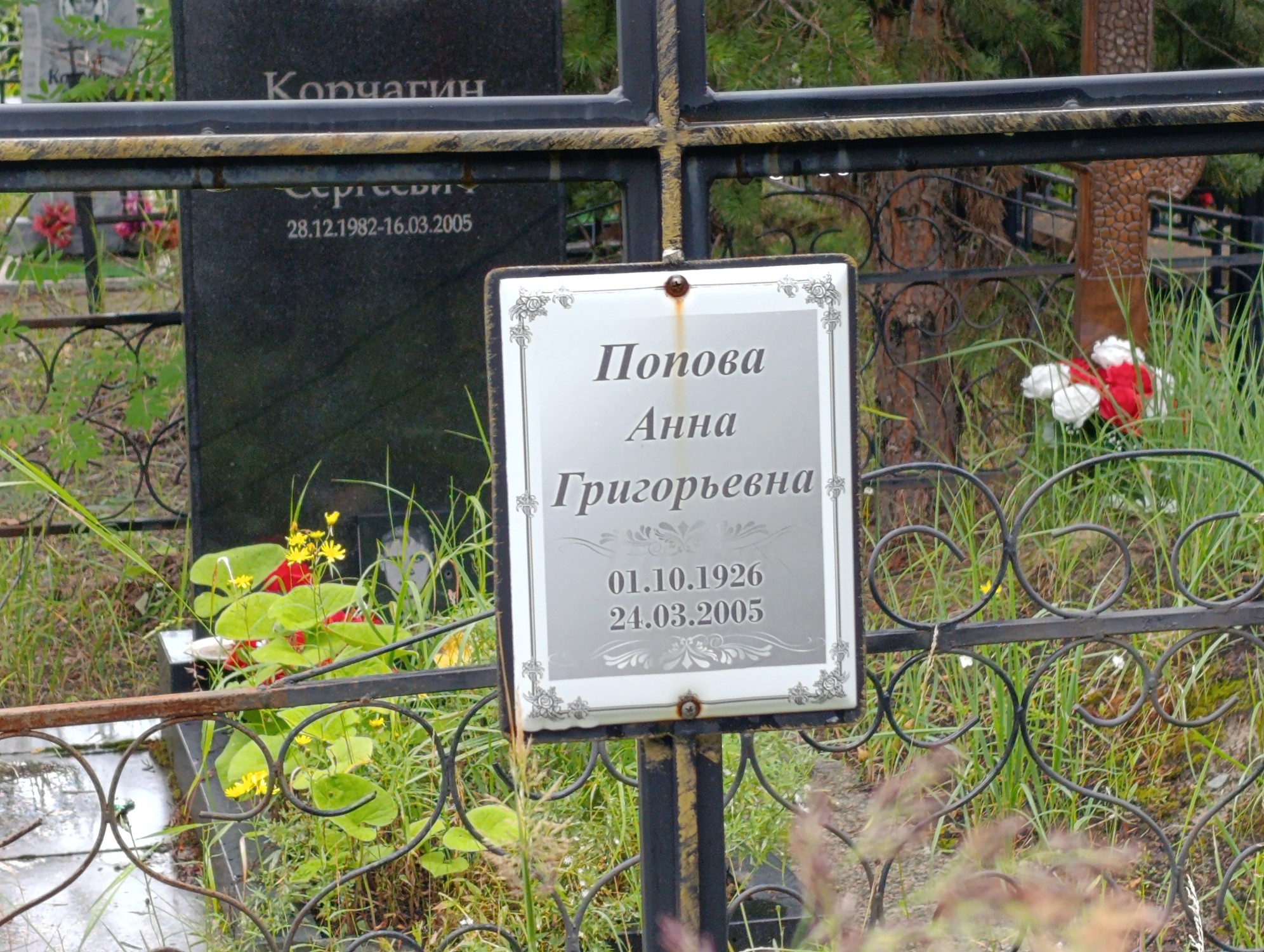 Попова Анна Григорьевна