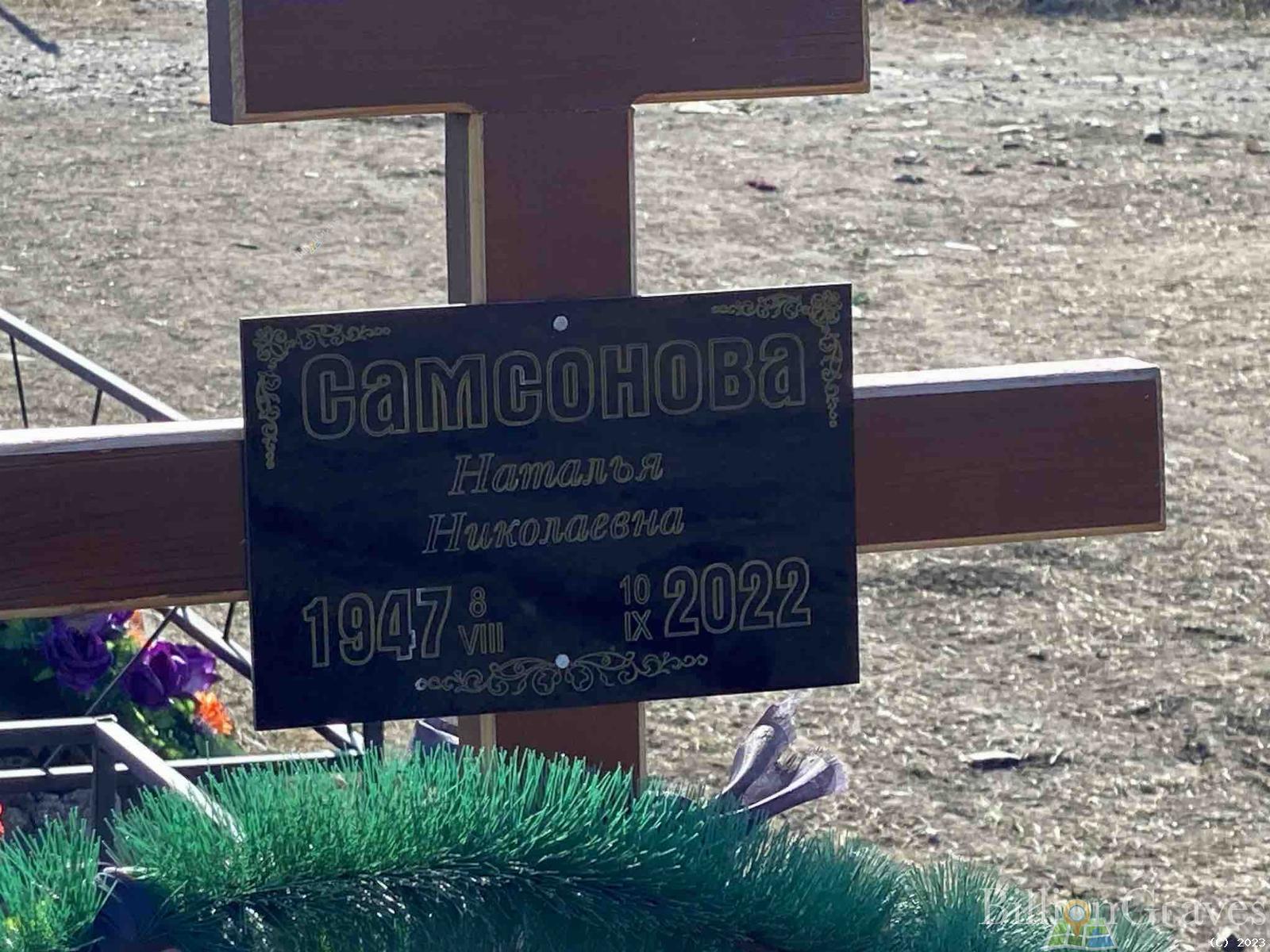 Самсонова Наталья Николаевна
