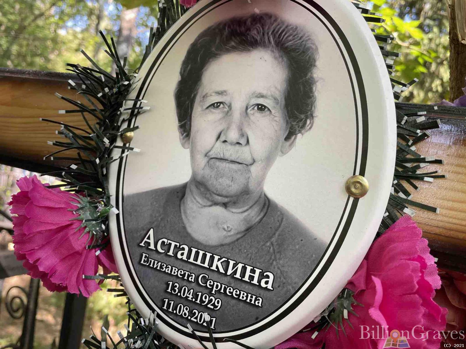Асташкина Елизавета Сергеевна