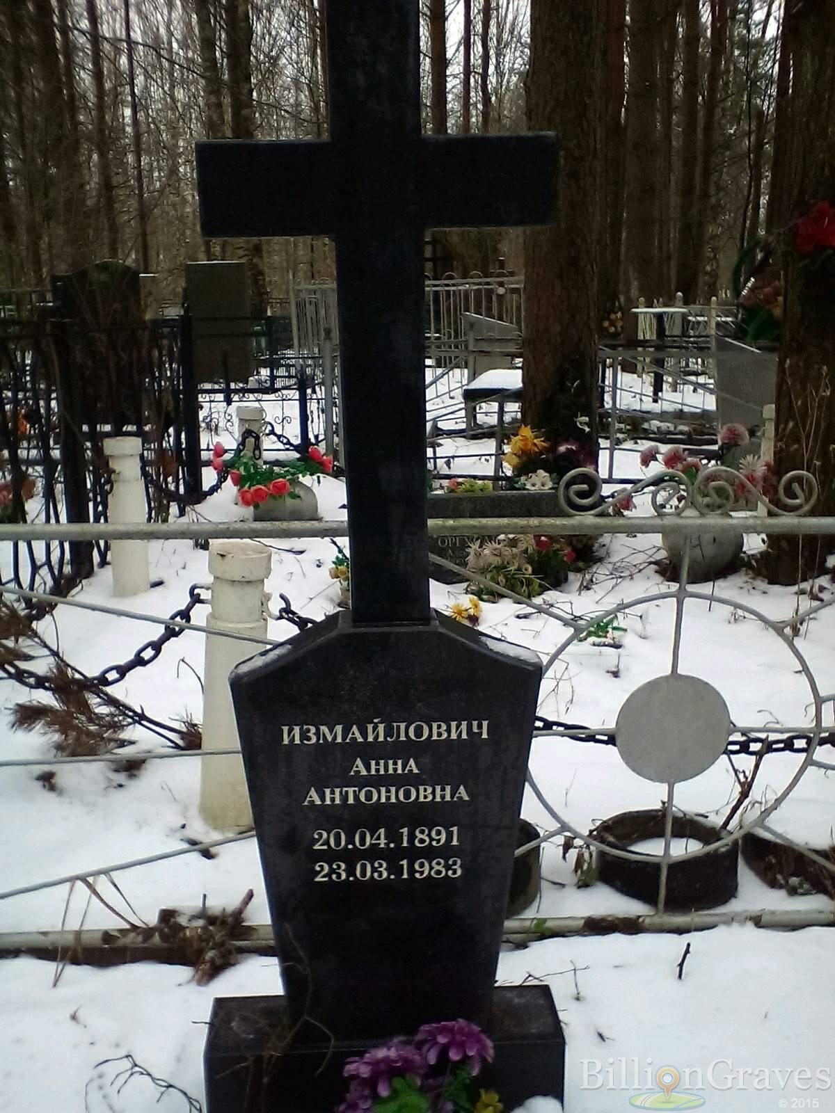 ИЗМАЙЛОВИЧ Анна Антоновна