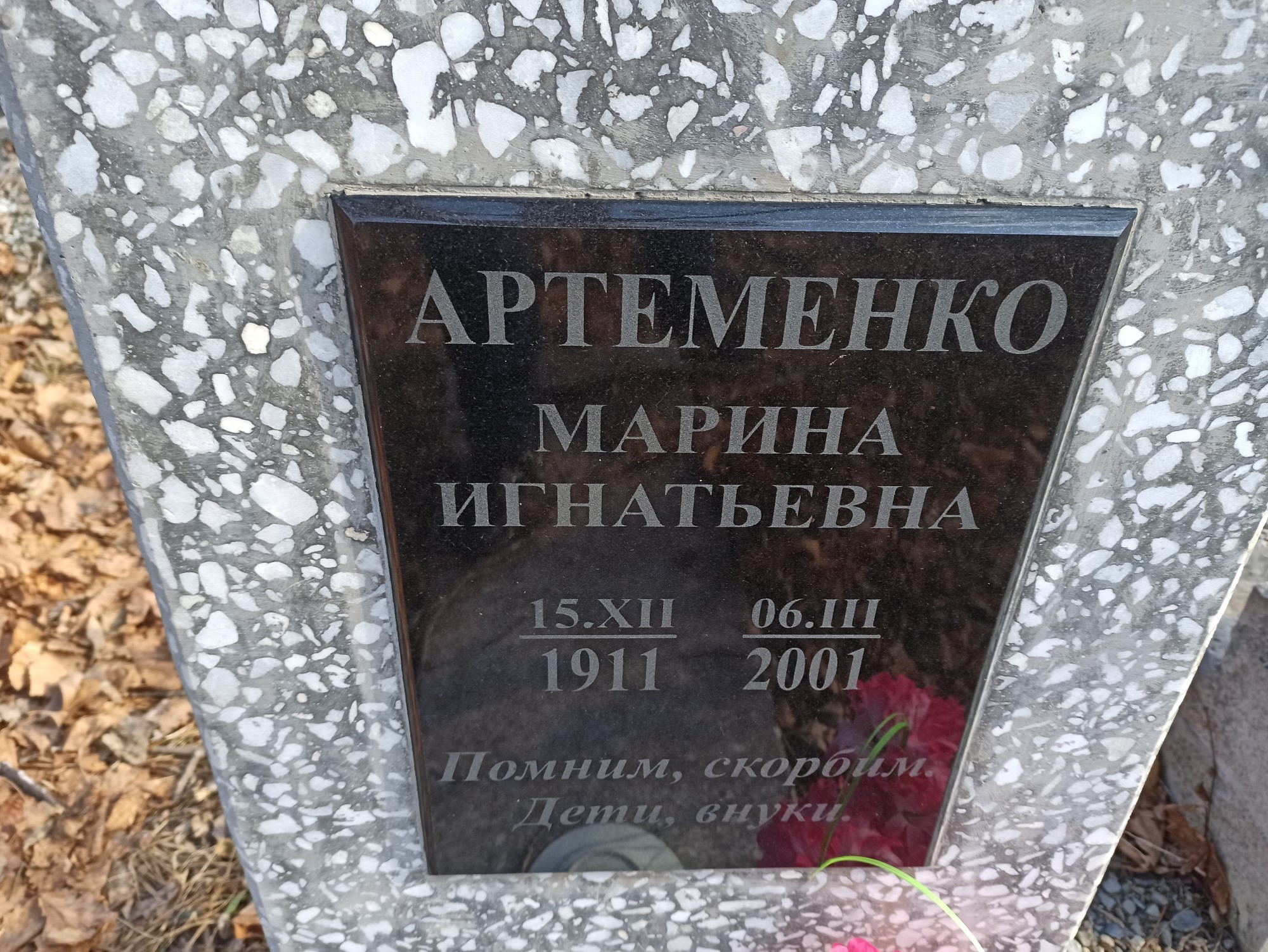 Артеменко Марина Игнатьевна