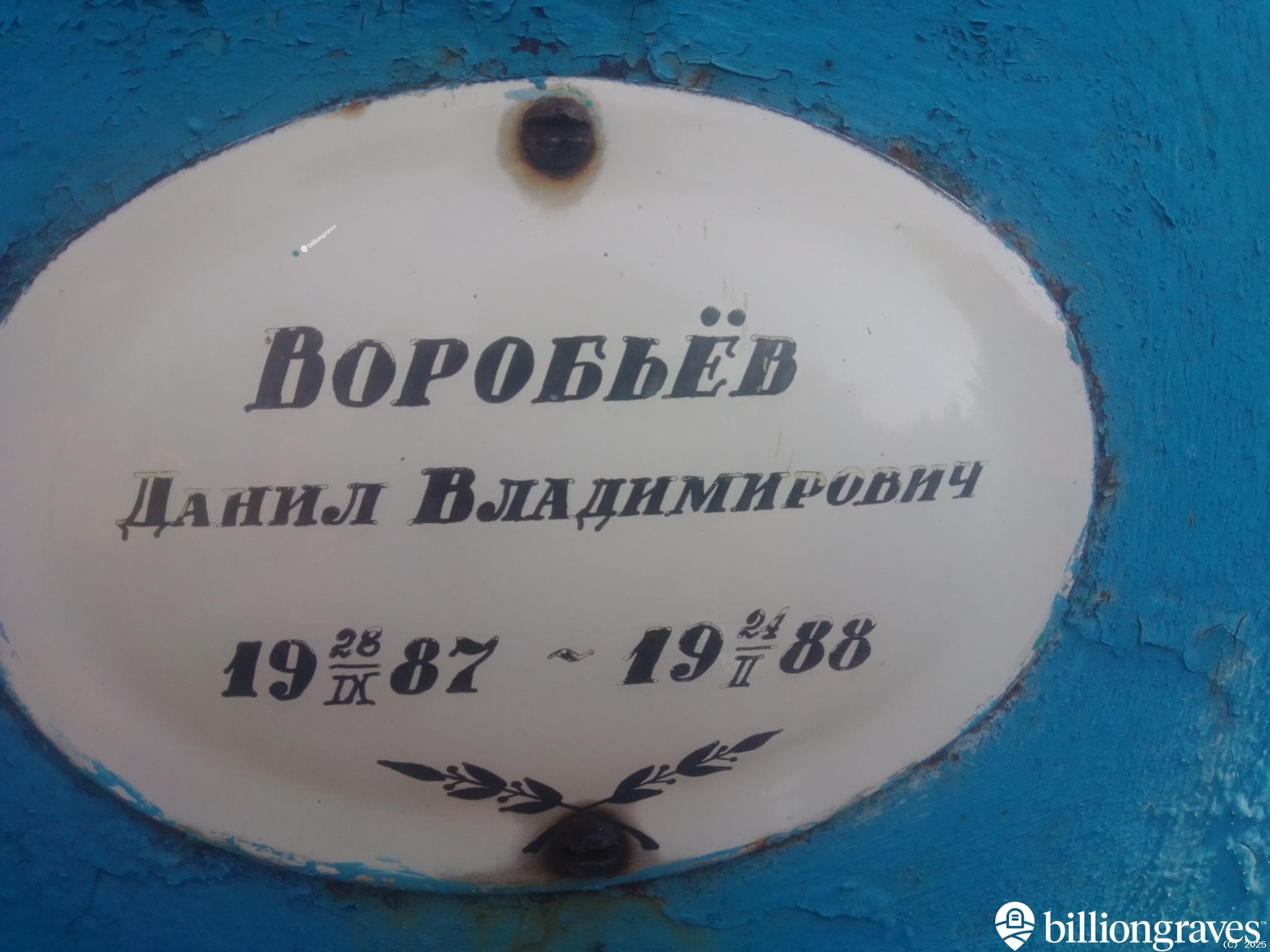Воробьëв Данил Владимирович