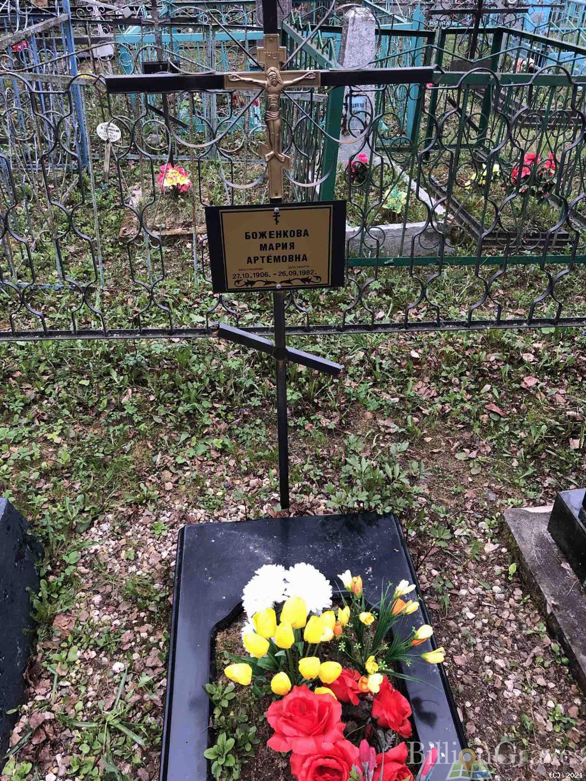 Боженкова Мария Артемовна