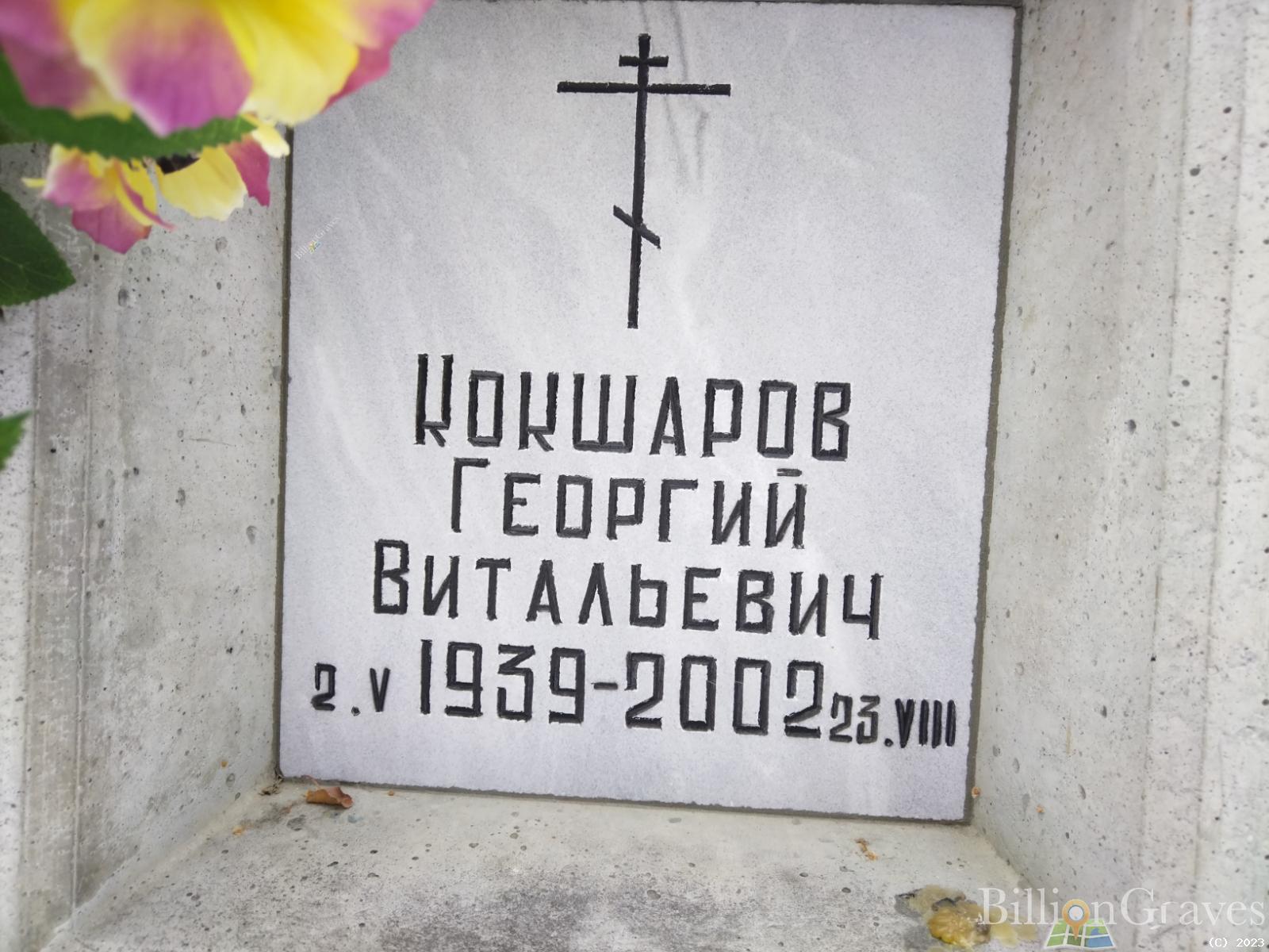 Кокшаров Георгий Витальевич