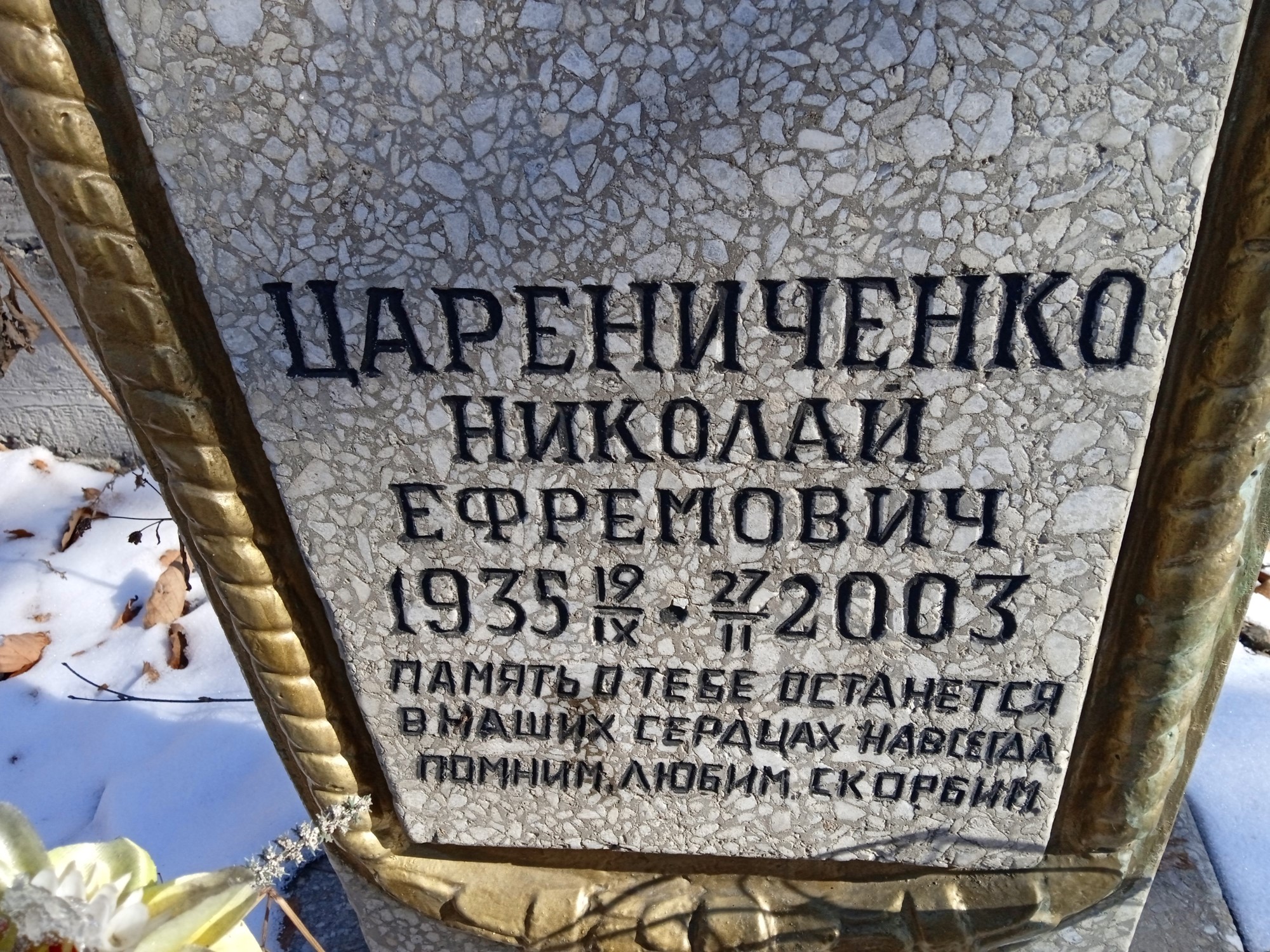Царениченко Николай Ефремович