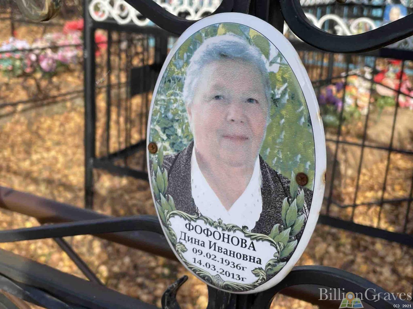 Фофонова Дина Ивановна