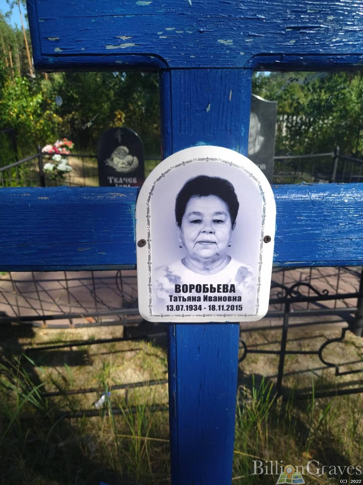 Воробьева Татьяна Ивановна