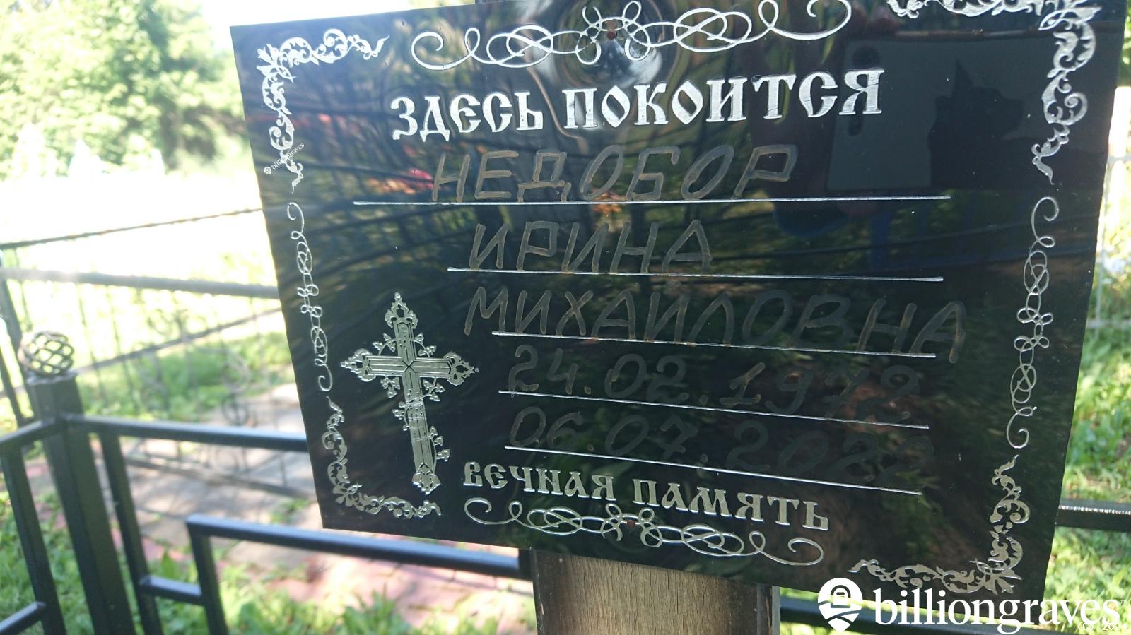 Недобор Ирина Михайловна
