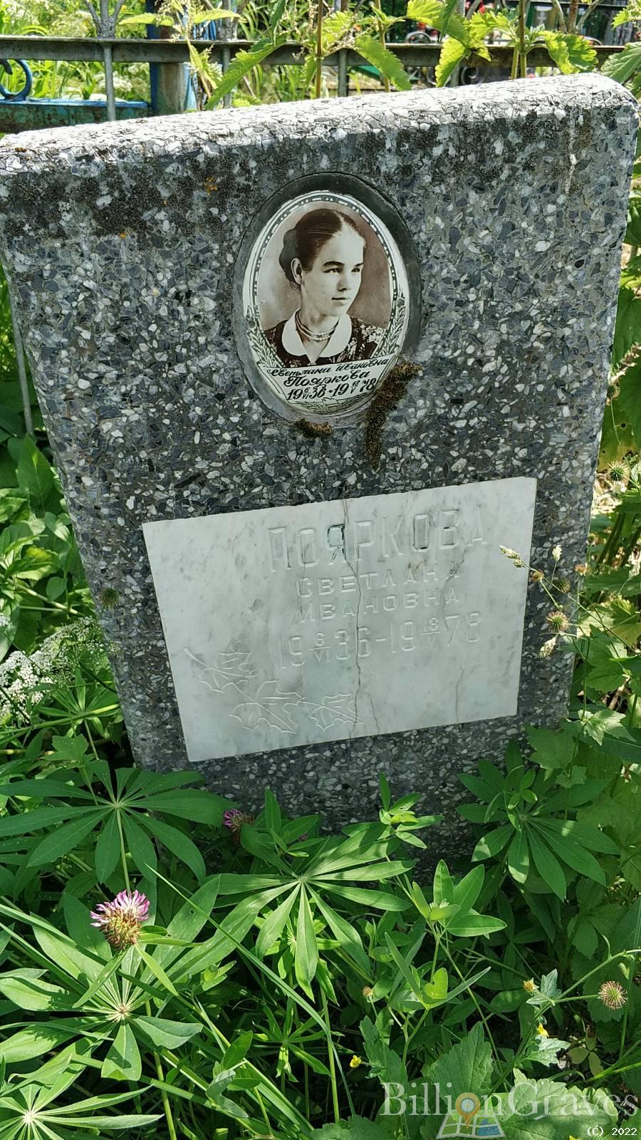 Пояркова Светлана Ивановна