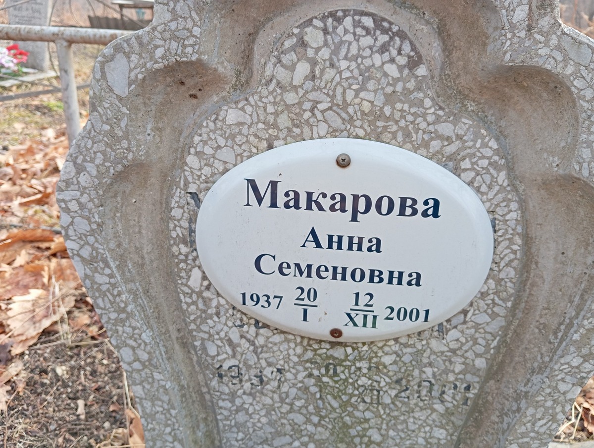 Макарова Анна Семеновна