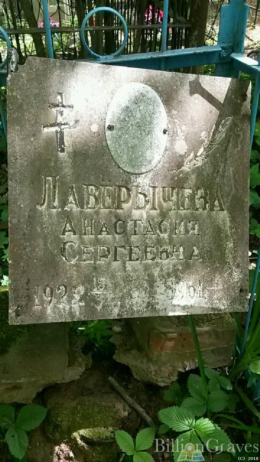 Лаврычева Анастасия Сергеевна