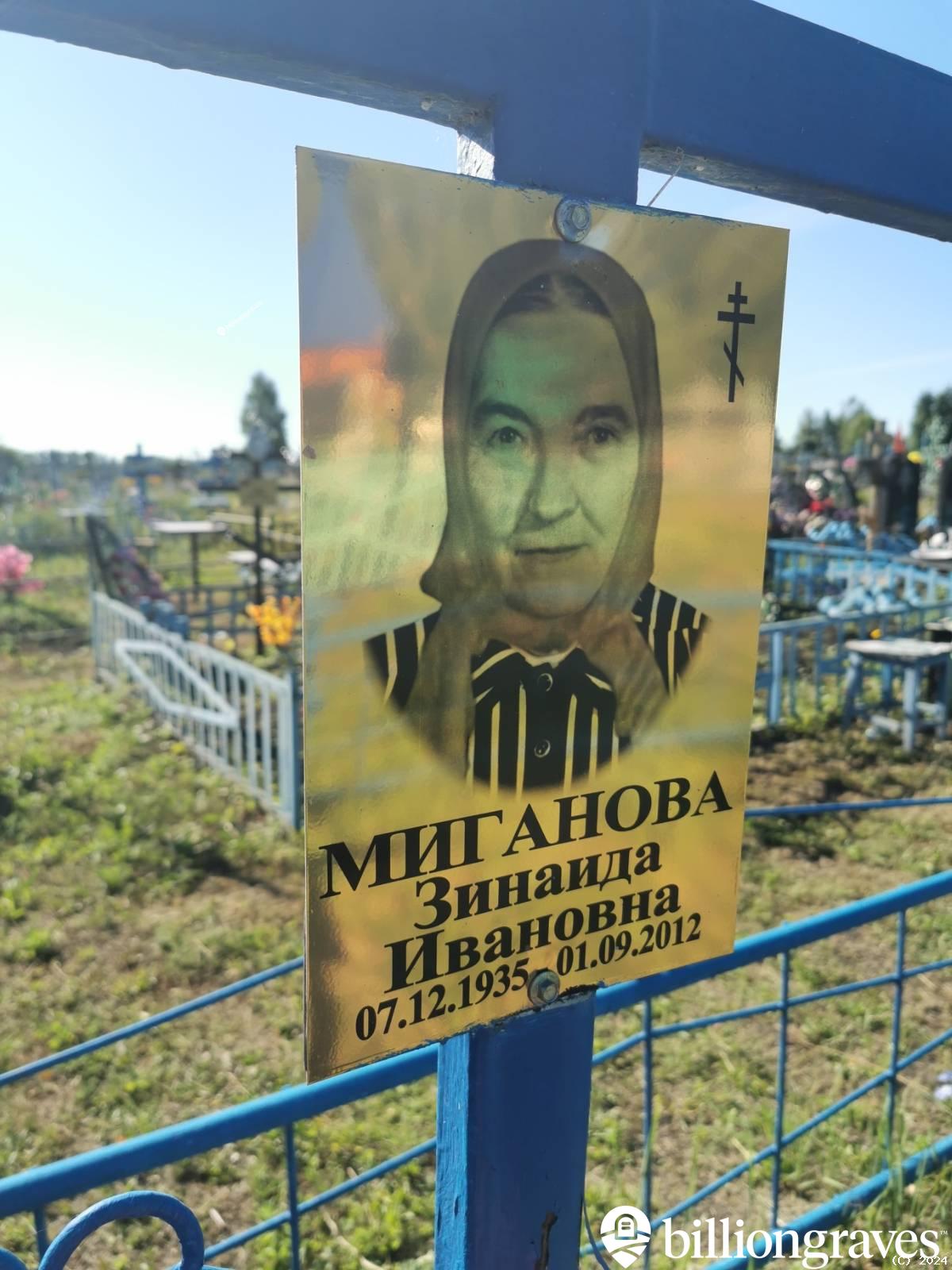Миганова Зинаида Ивановна