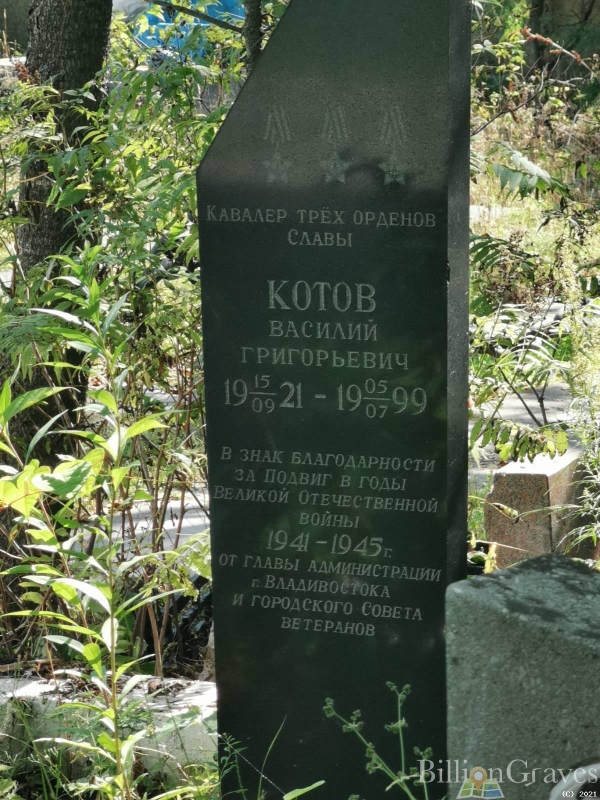 Котов Василий Григорьевич