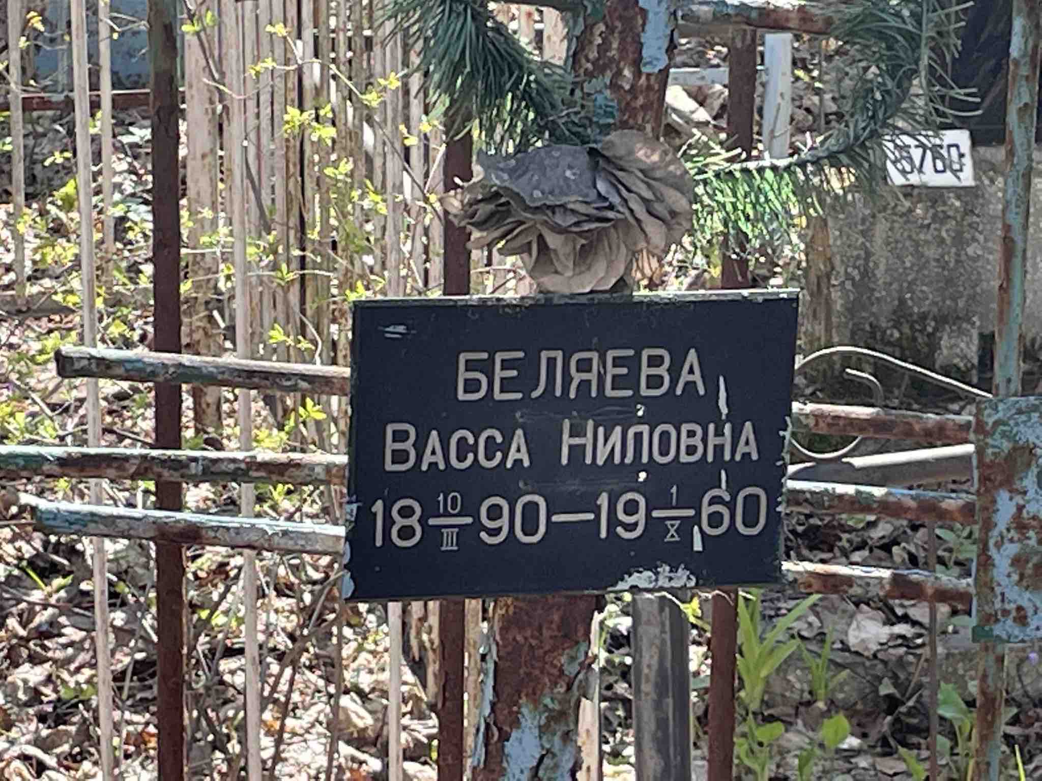 Беляева Васса Ниловна