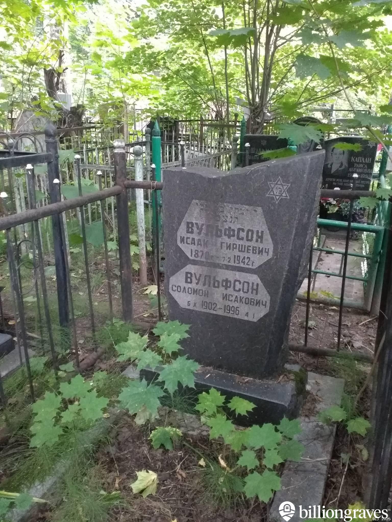Вульфсон Соломон Исакович