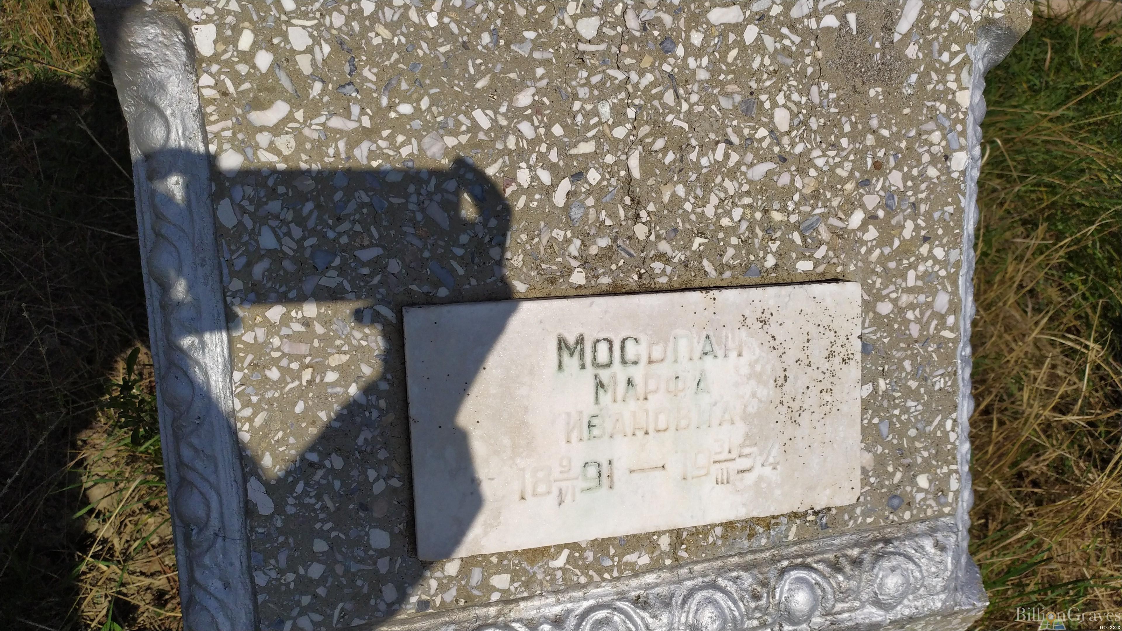 Мосьпан Марфа Ивановна