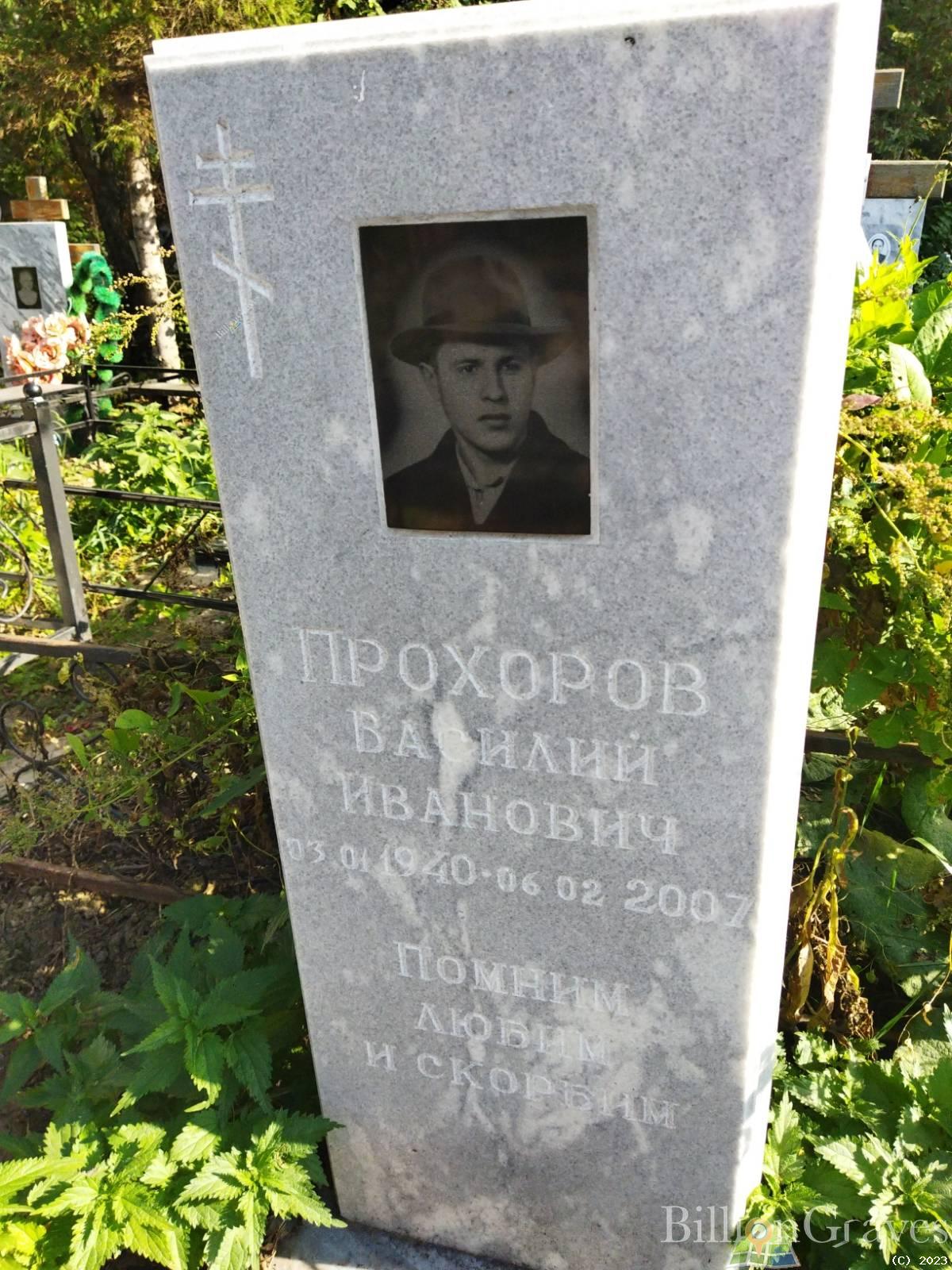Прохоров Василий Иванович
