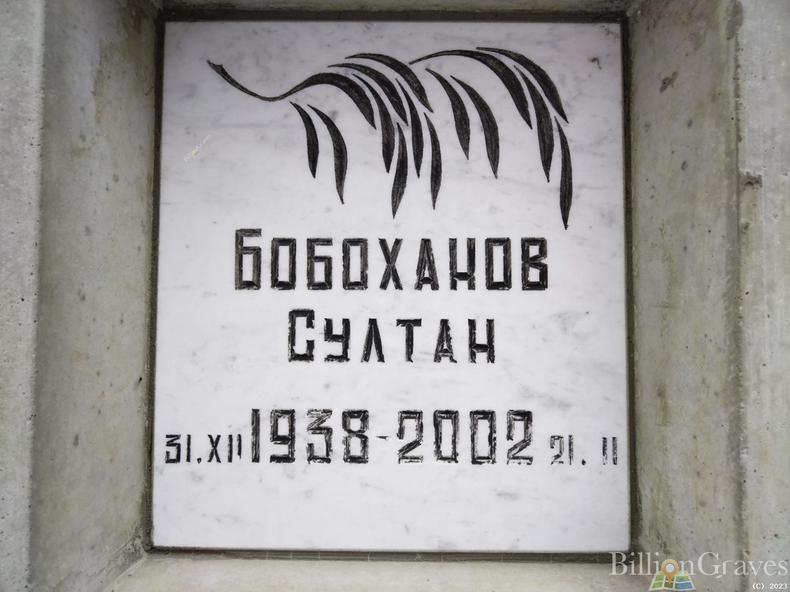 Бобоханов Султан