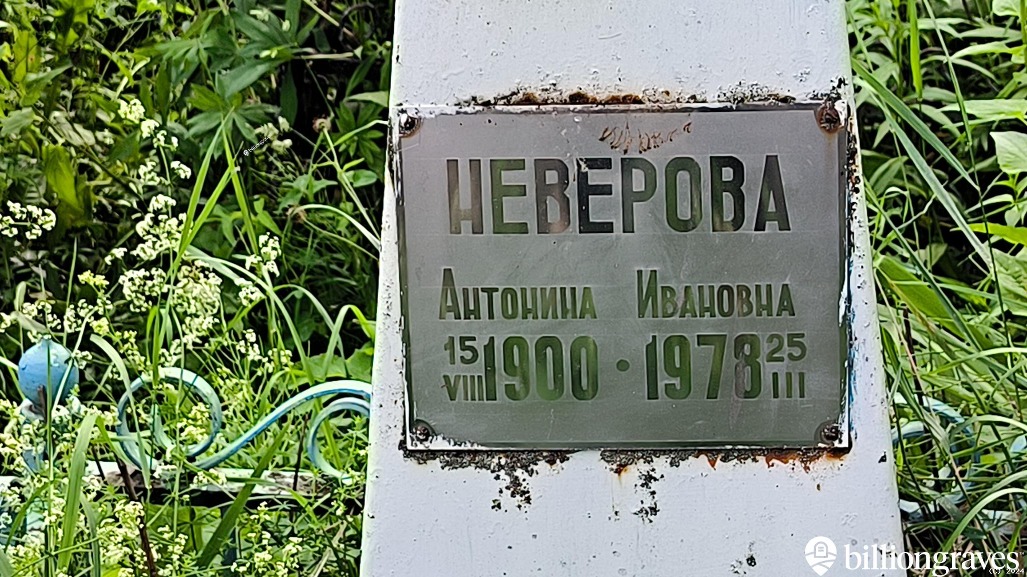 Неверова Антонина Ивановна