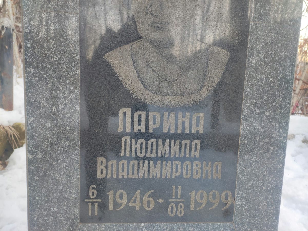 Ларина Людмила Владимировна