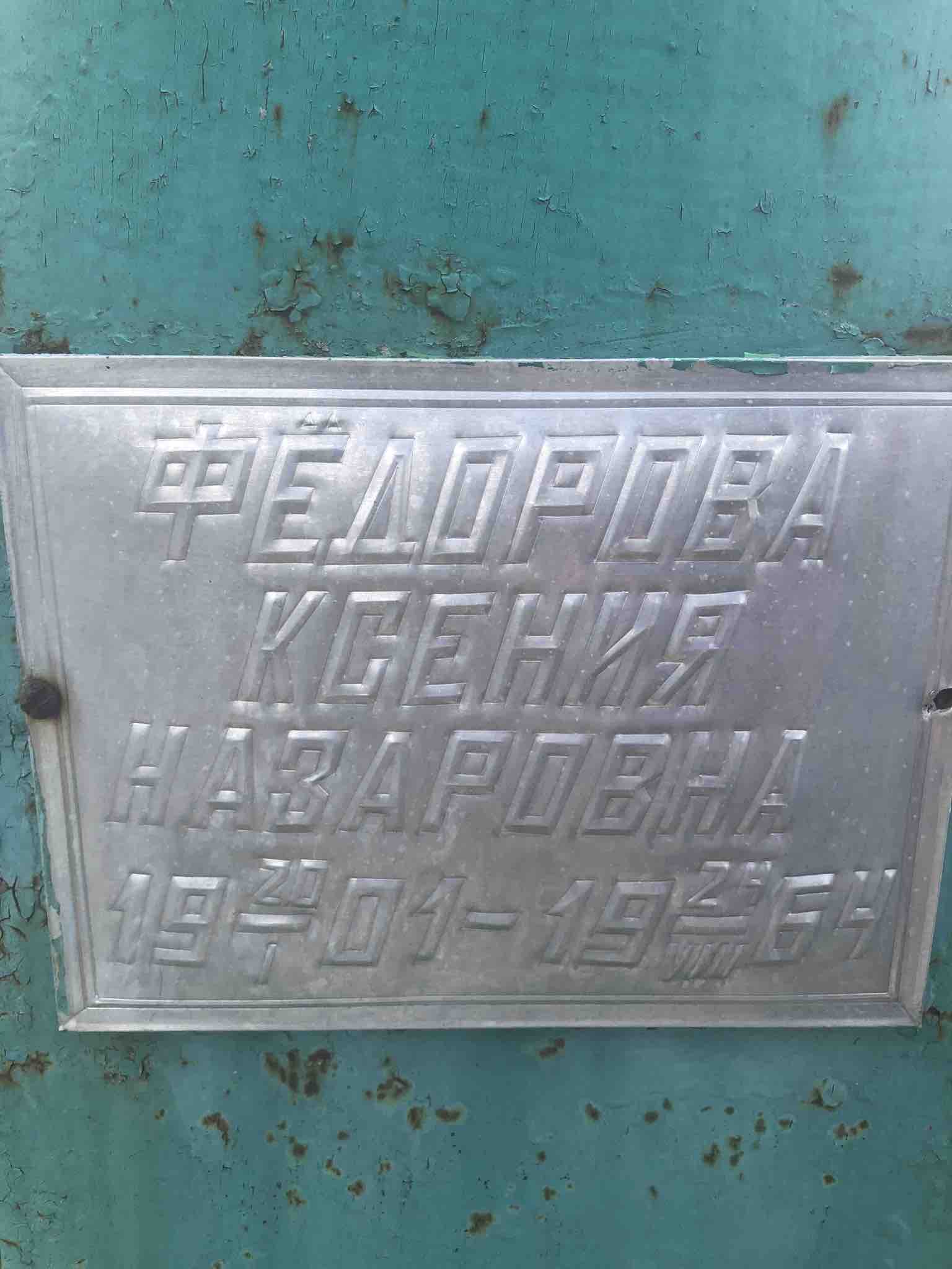 Фёдорова Ксения Назаровна