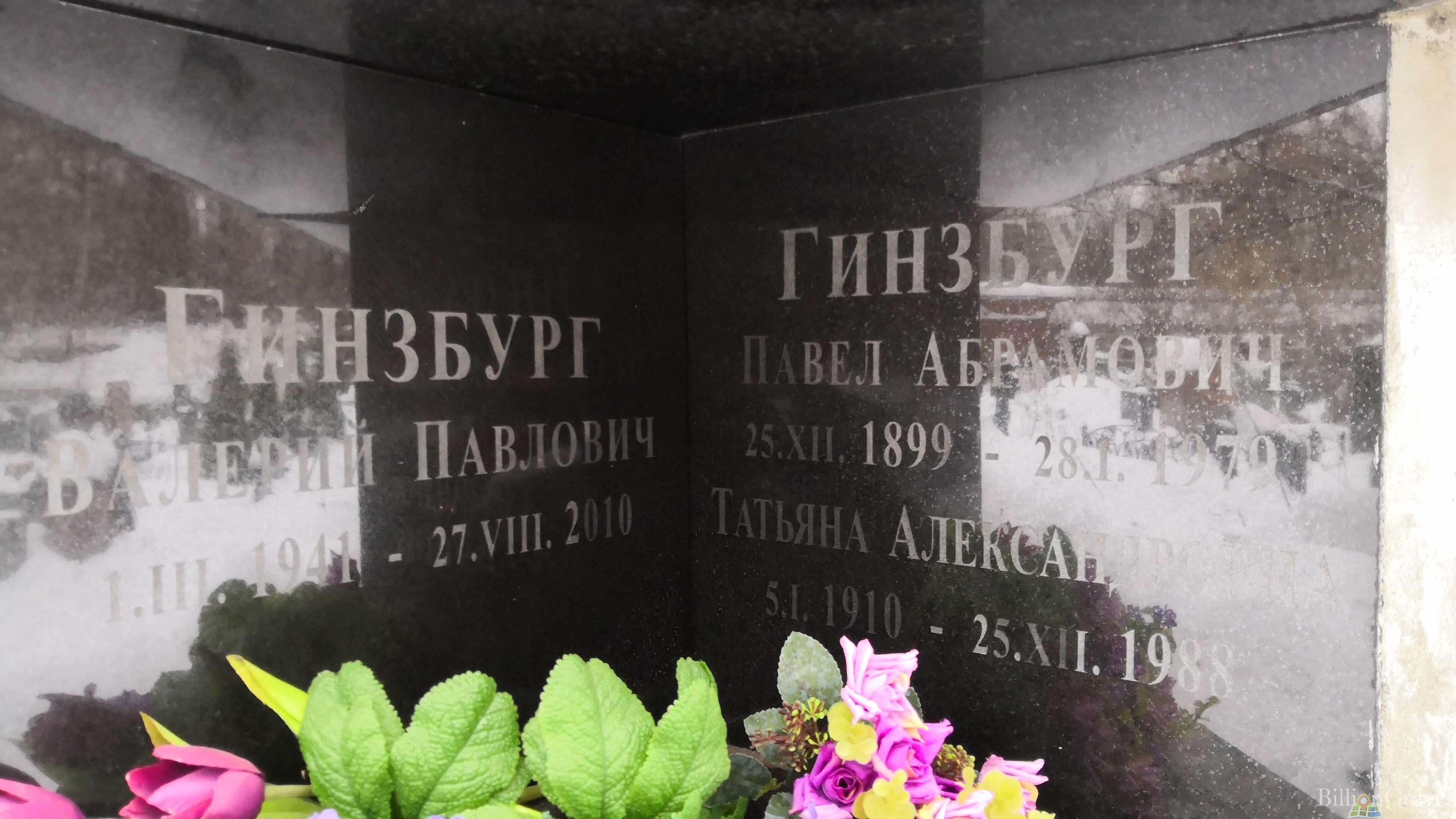 Гинзбург Валерий Павлович