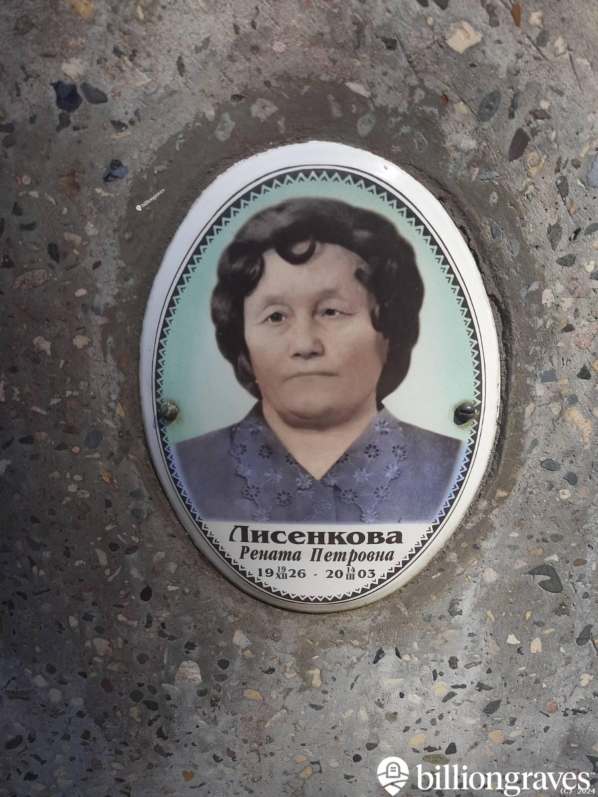 Лисенкова Рената Петровна