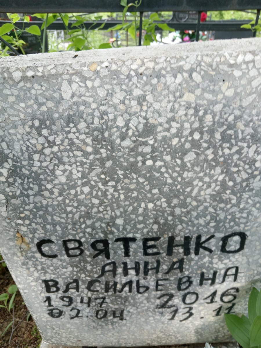 Святенко Анна Васильевна