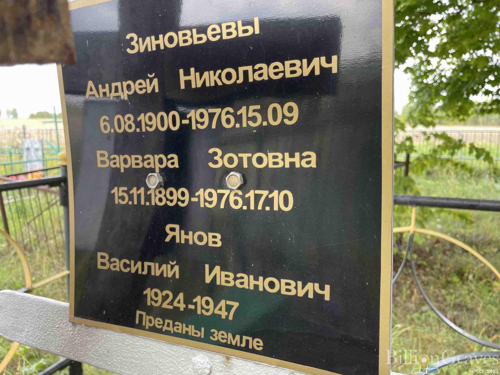 Зиновьев Андрей Николаевич