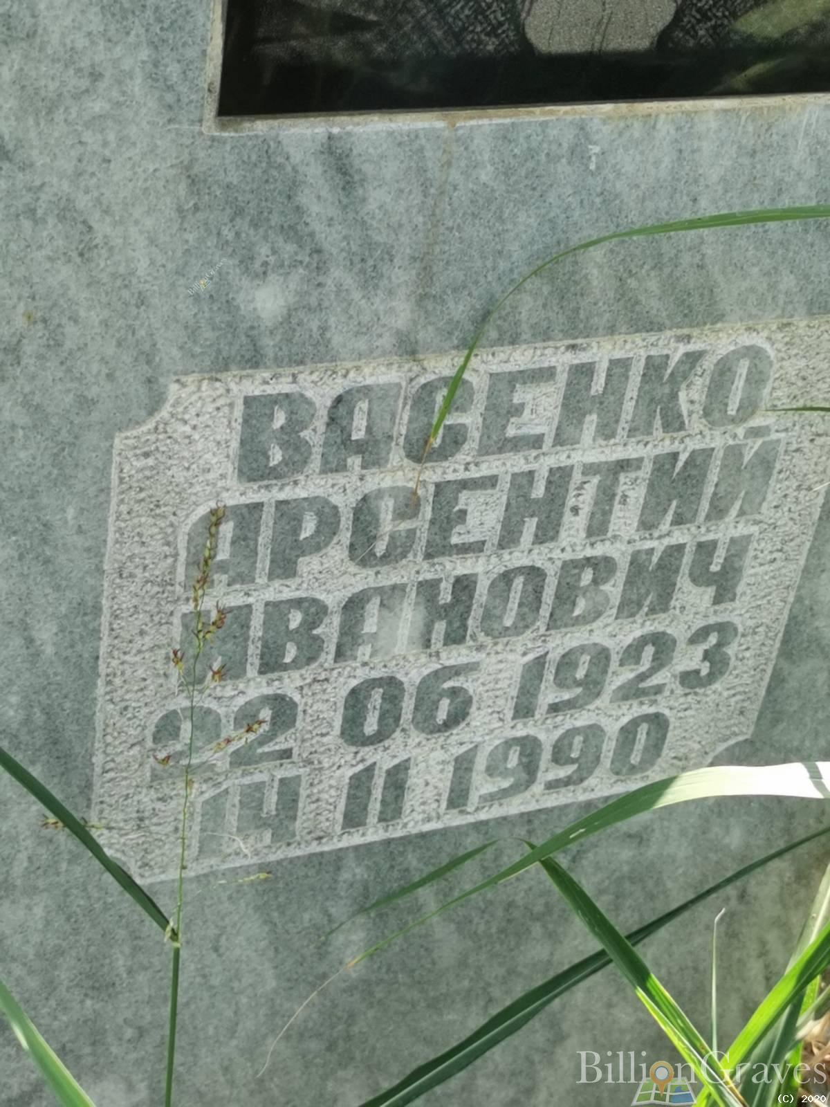 Васенко Арсентий Иванович