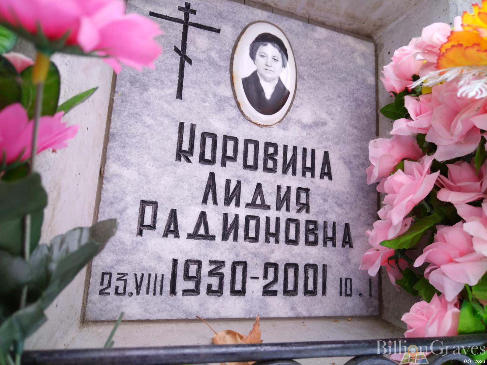 Коровина Лидия Радионовна