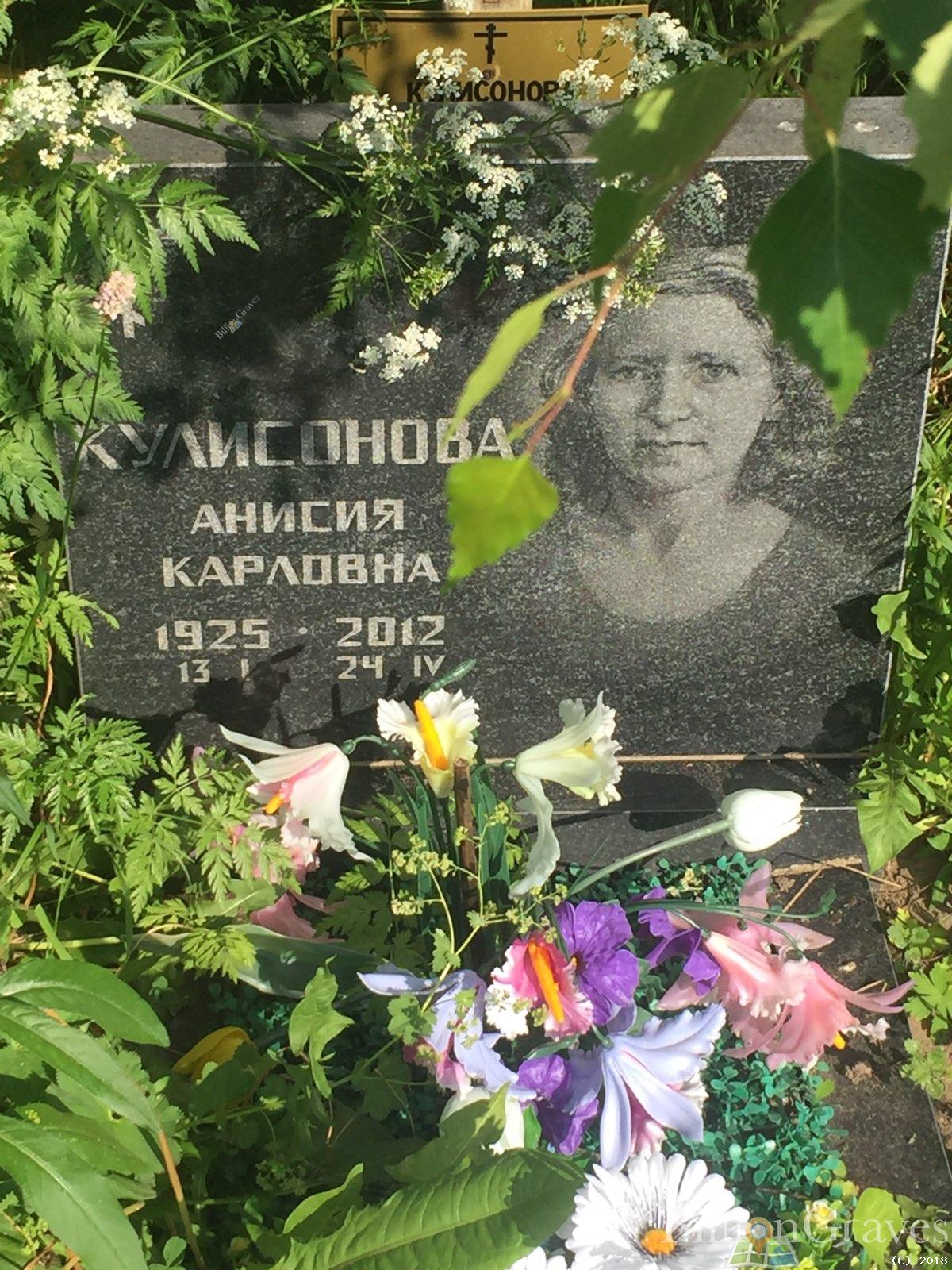 кулисонова анисия карловна