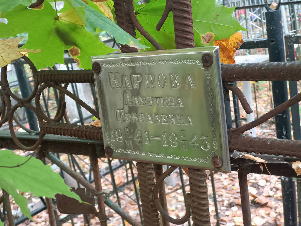 Карпова Алевтина Николаевна