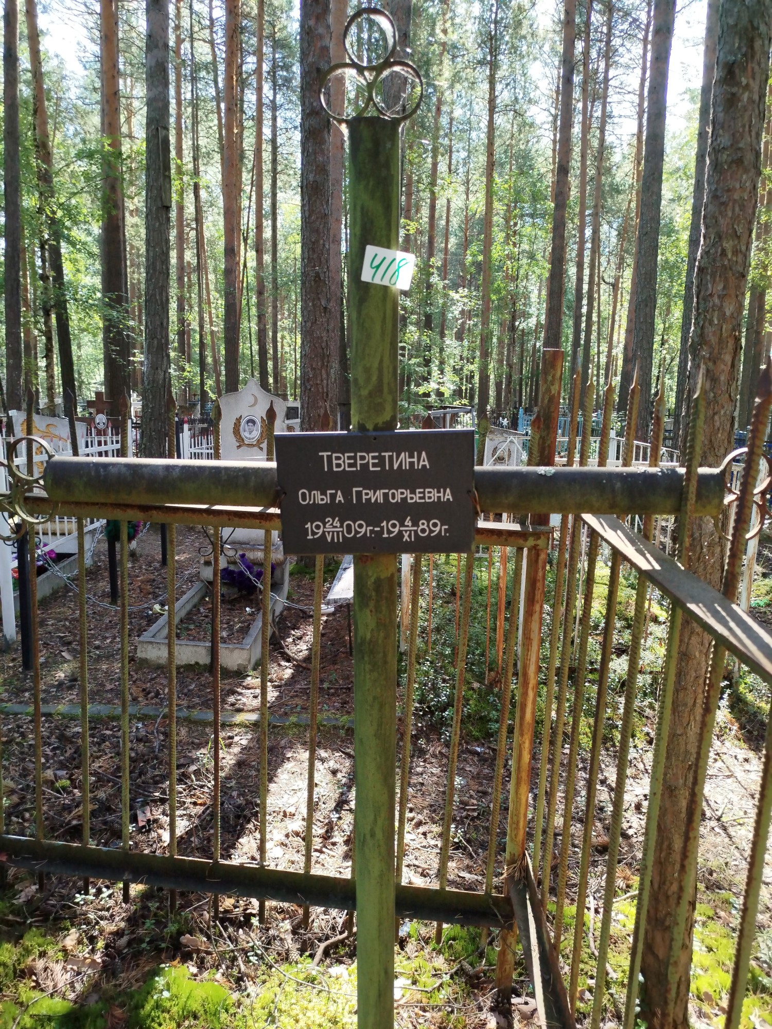 Тверетина Ольга Григорьевна