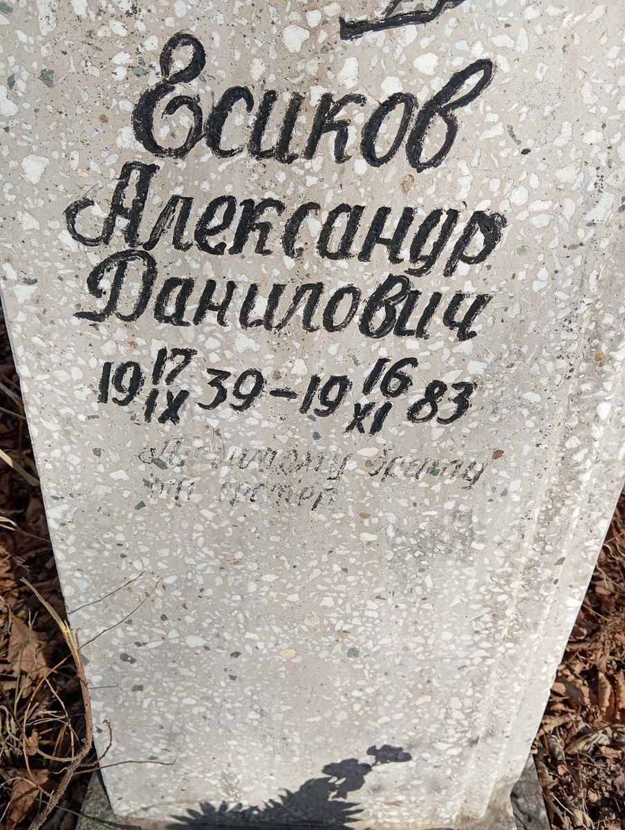 Есиков Александр Данилович