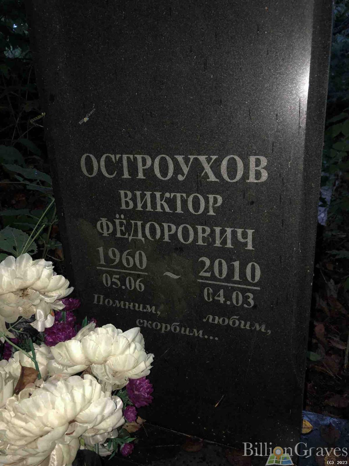 Остроухов Виктор Федорович