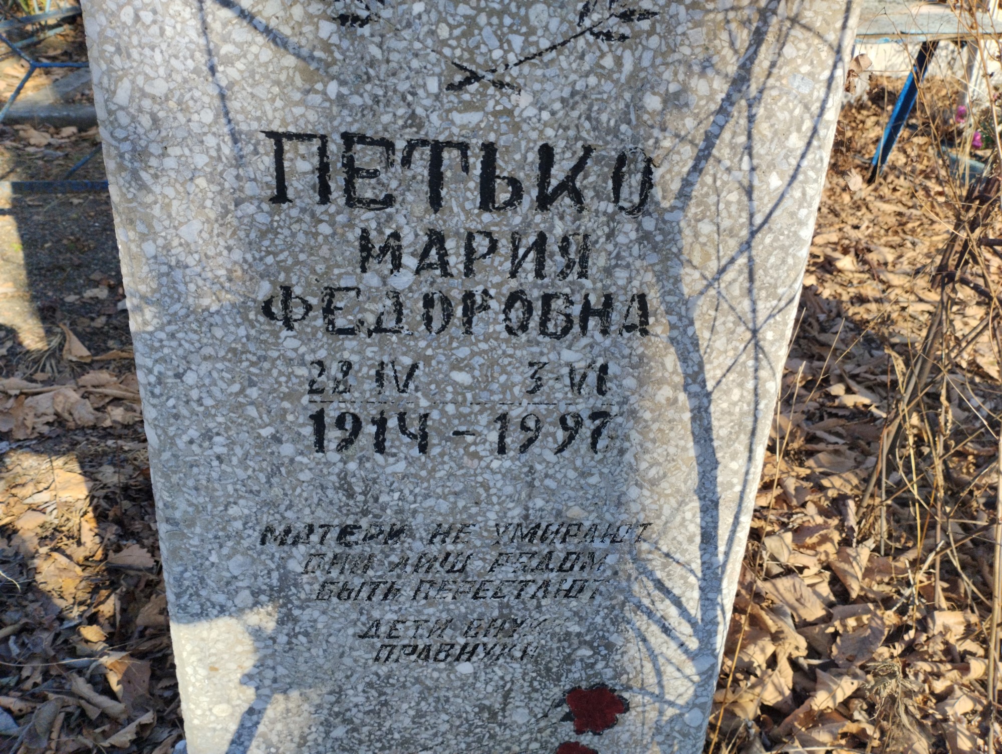 Петько Мария Федоровна