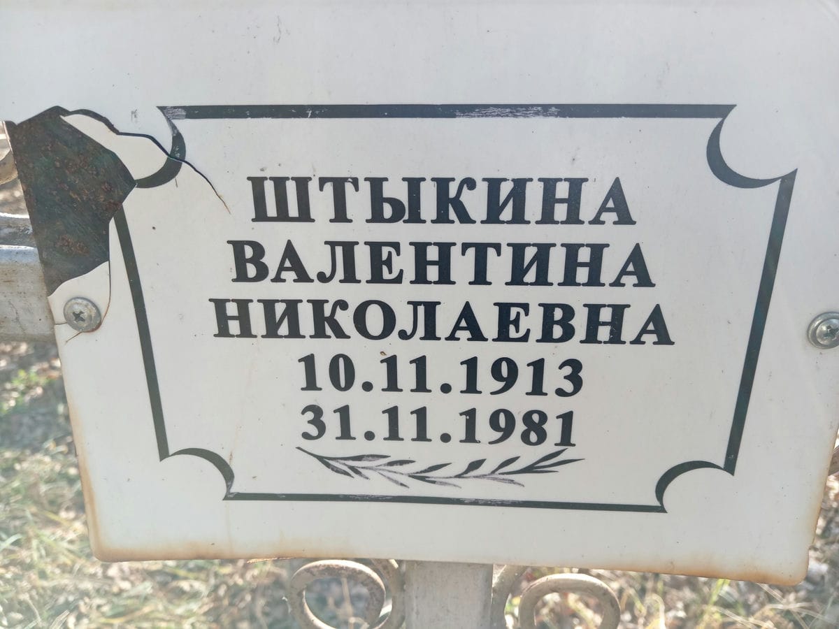 Штыкина Валентина Николаевна