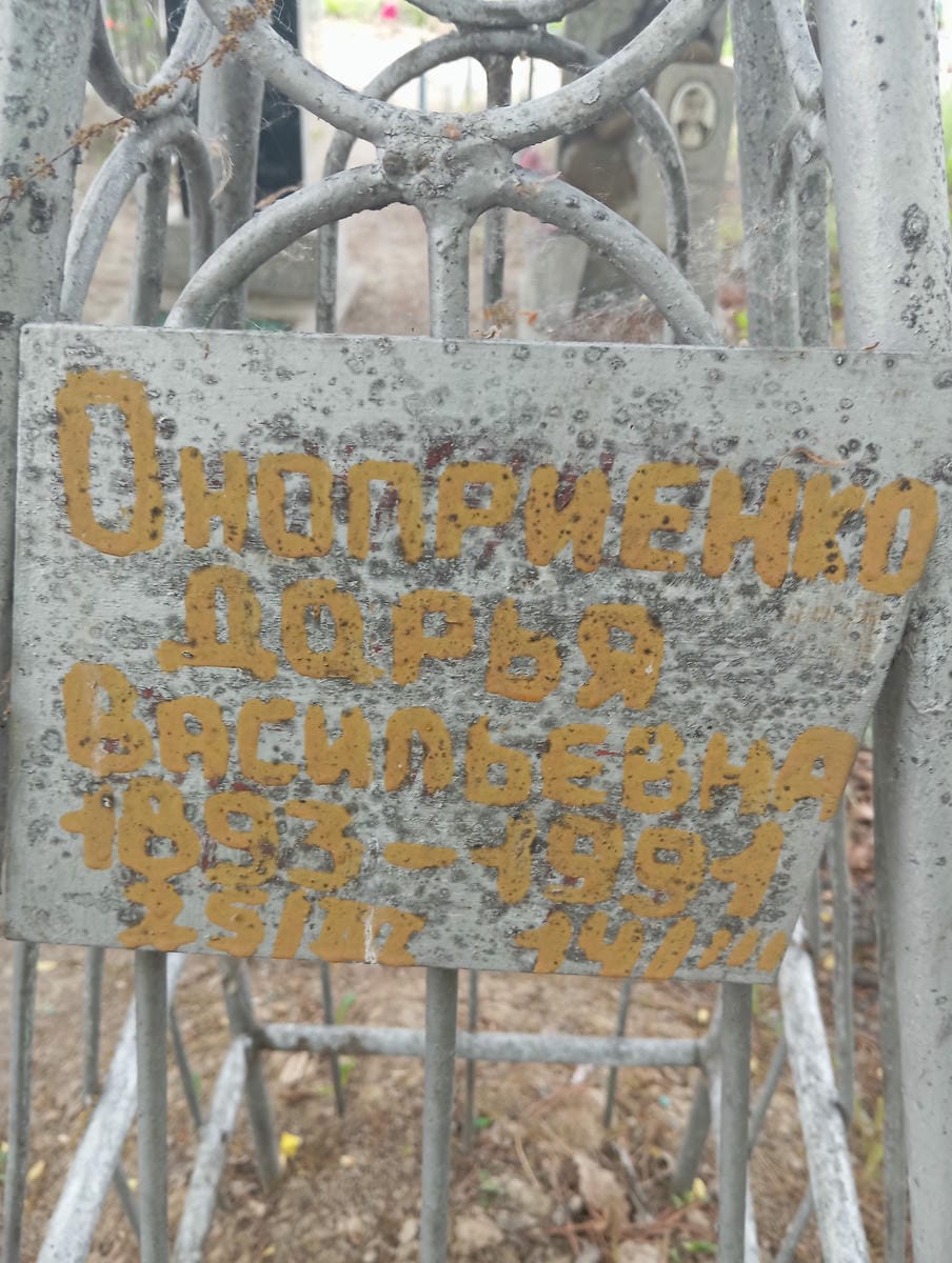 Оноприенко Дарья Васильевна