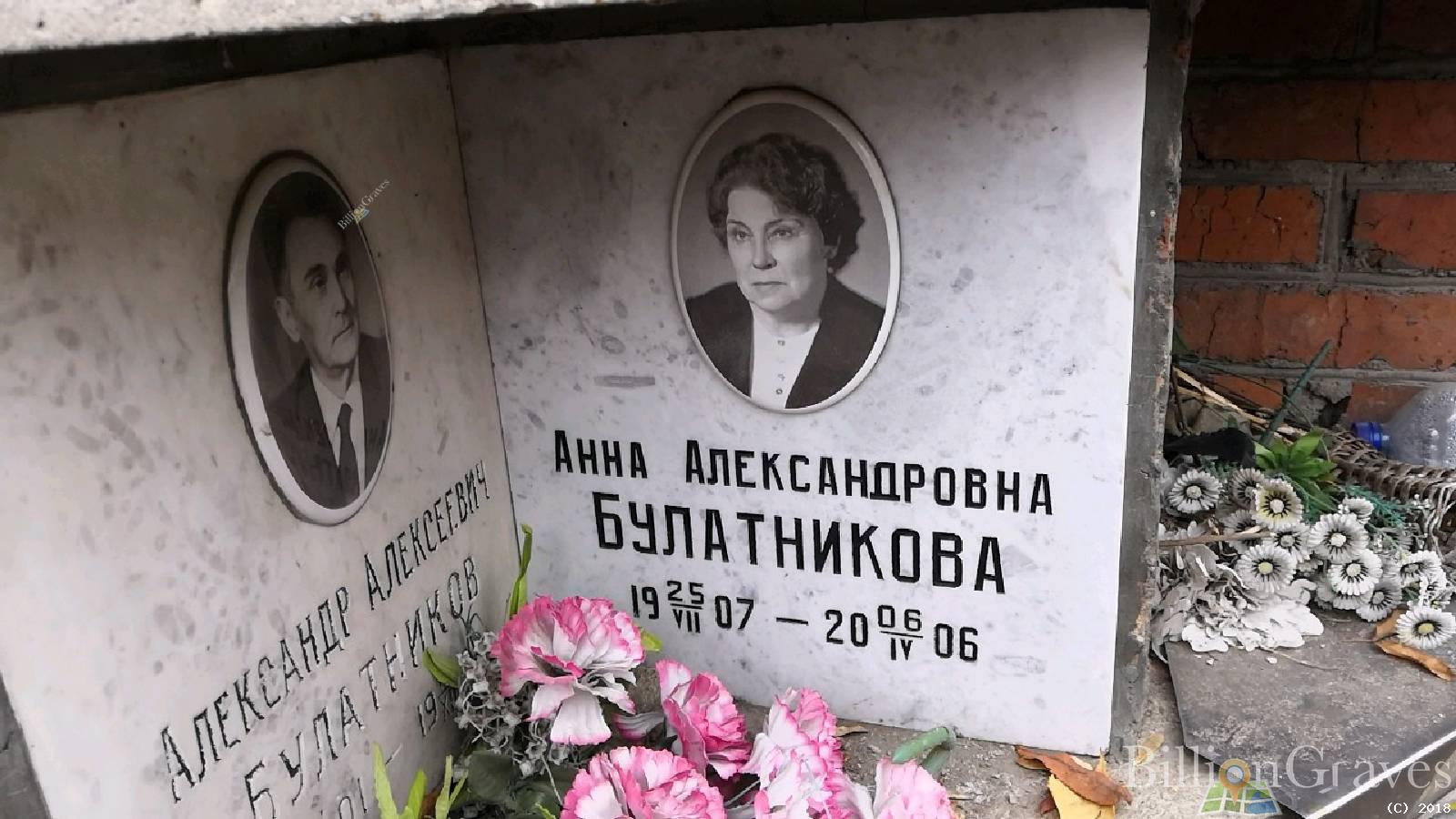 Булатникова Анна Александровна