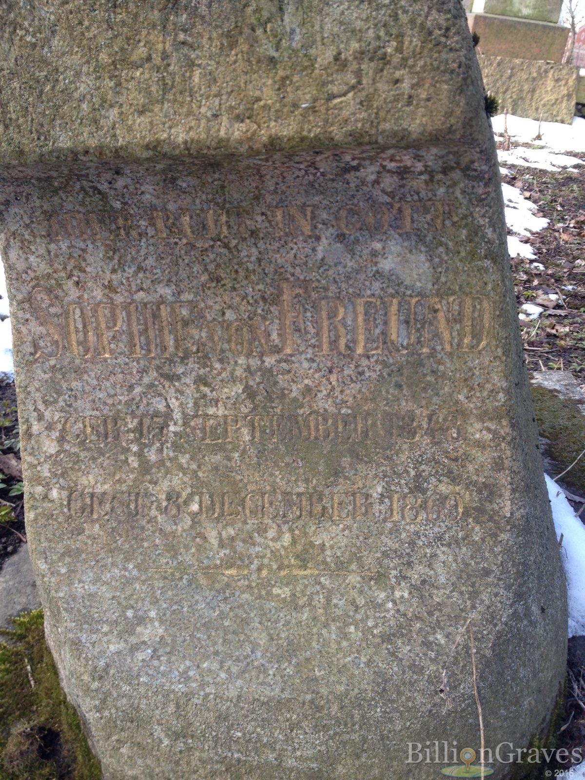 von Freund Sophie