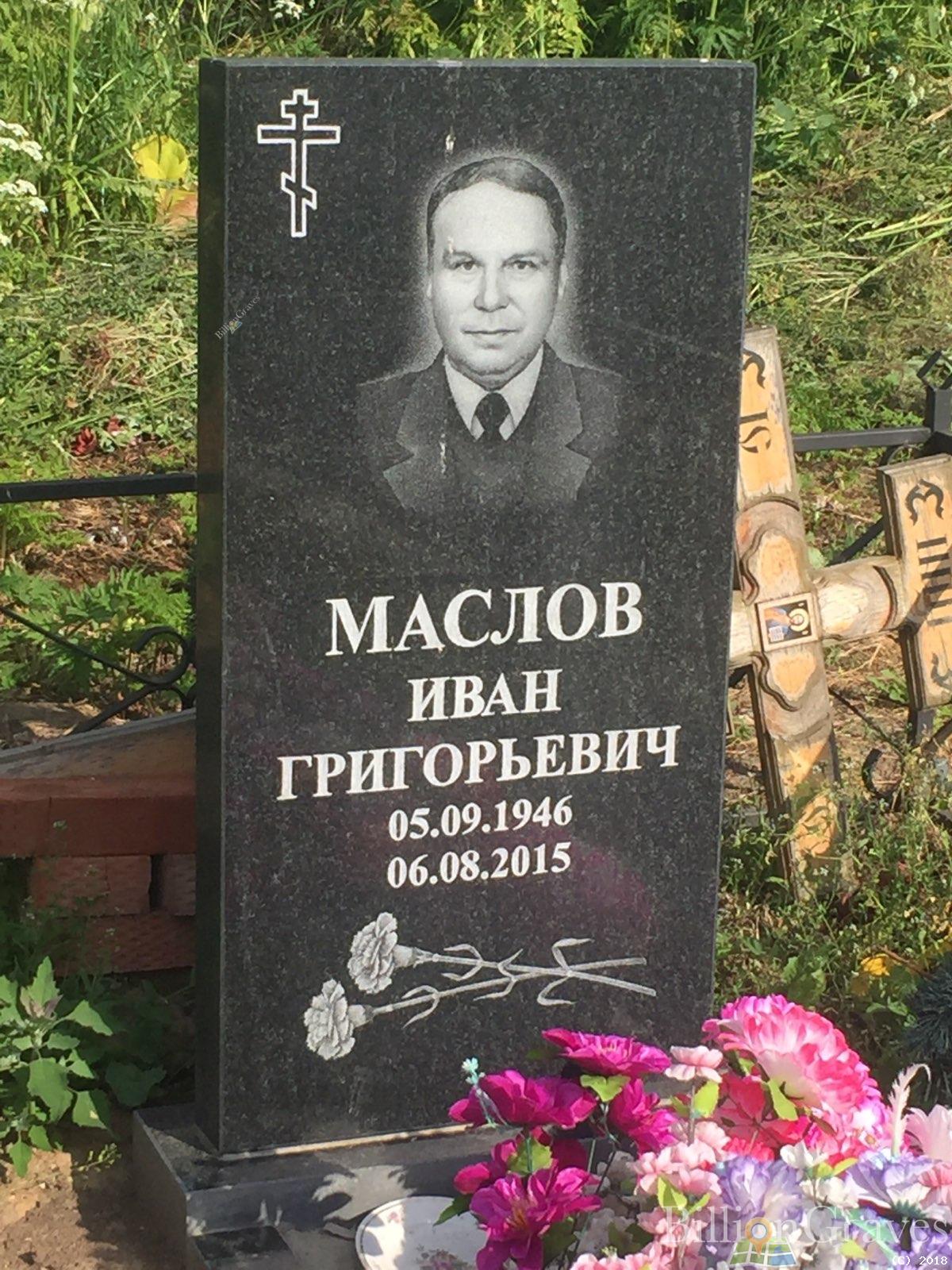 маслов иван григорьевич