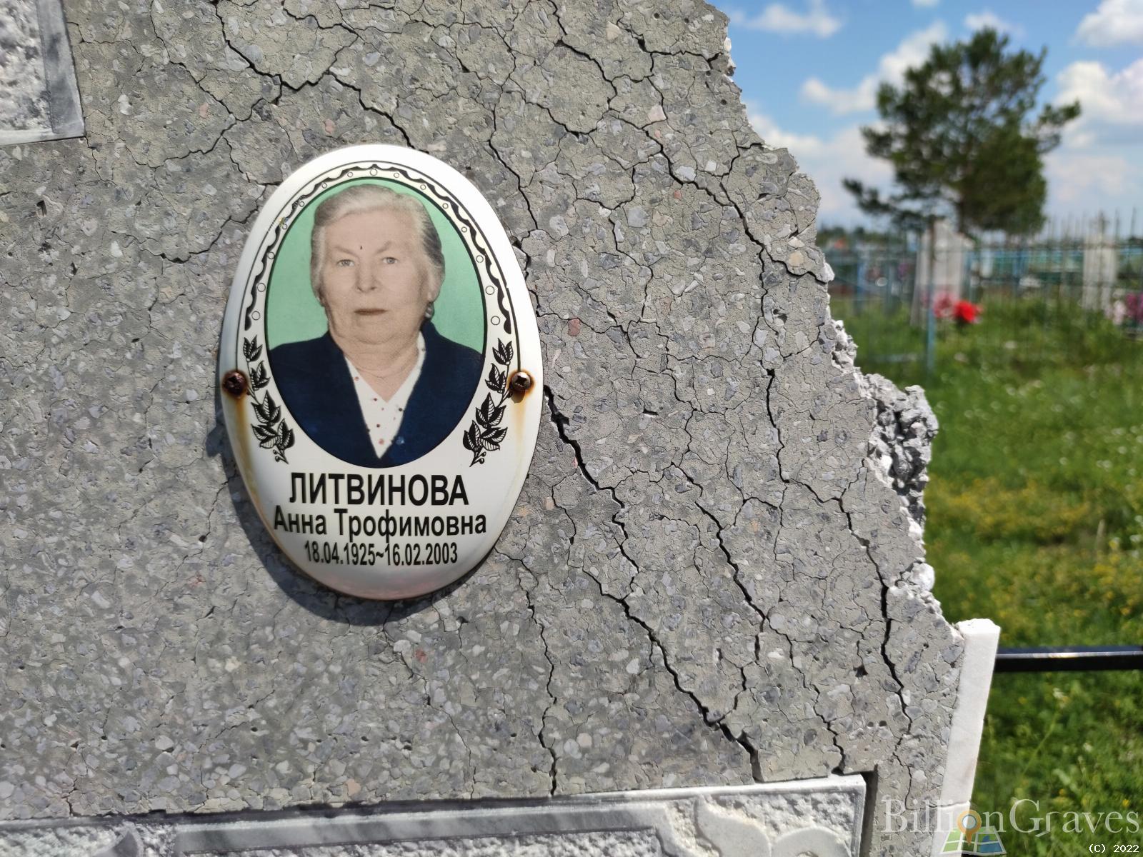 Литвинова Анна Трофимовна