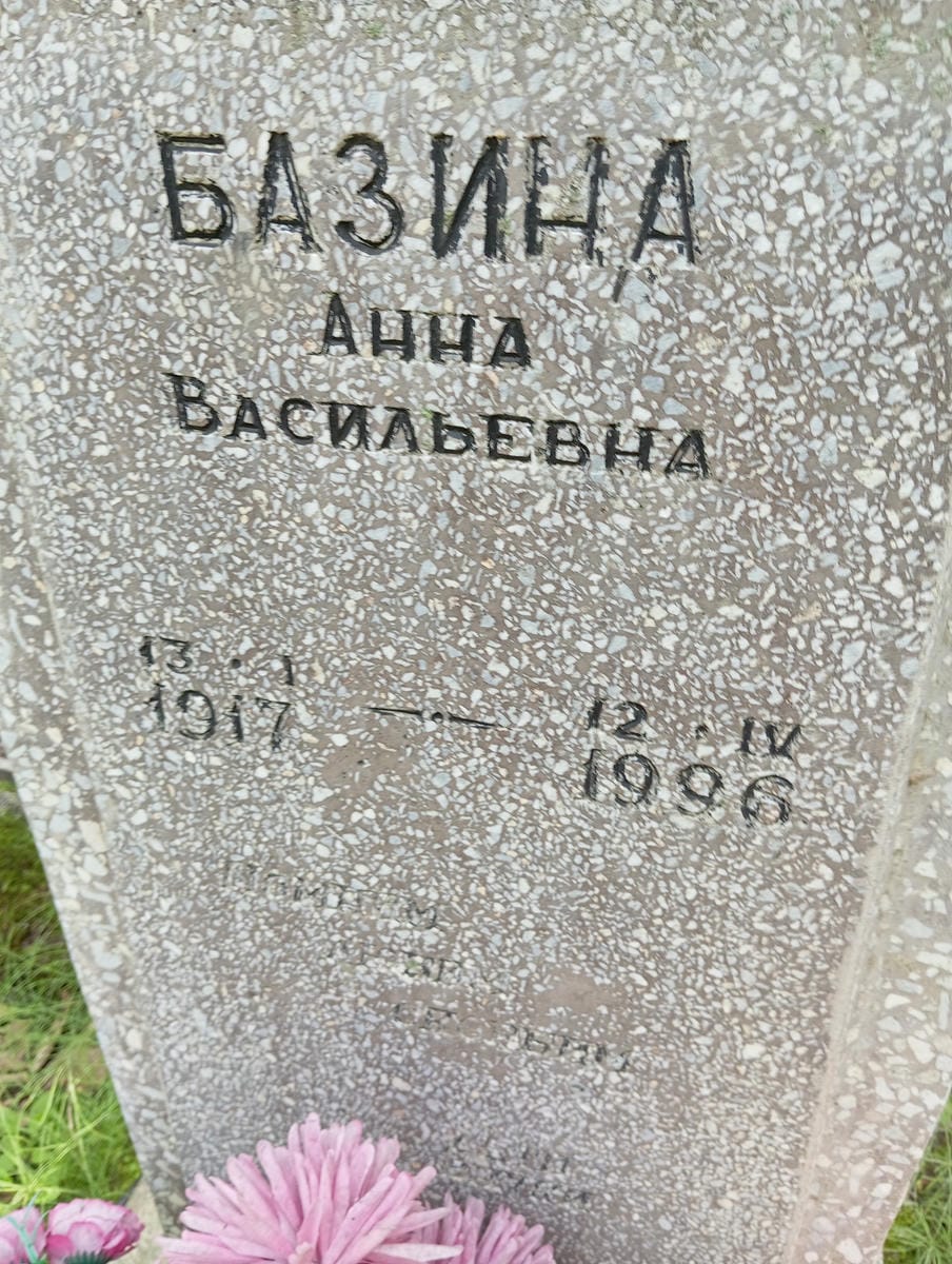 Базина Анна Васильевна