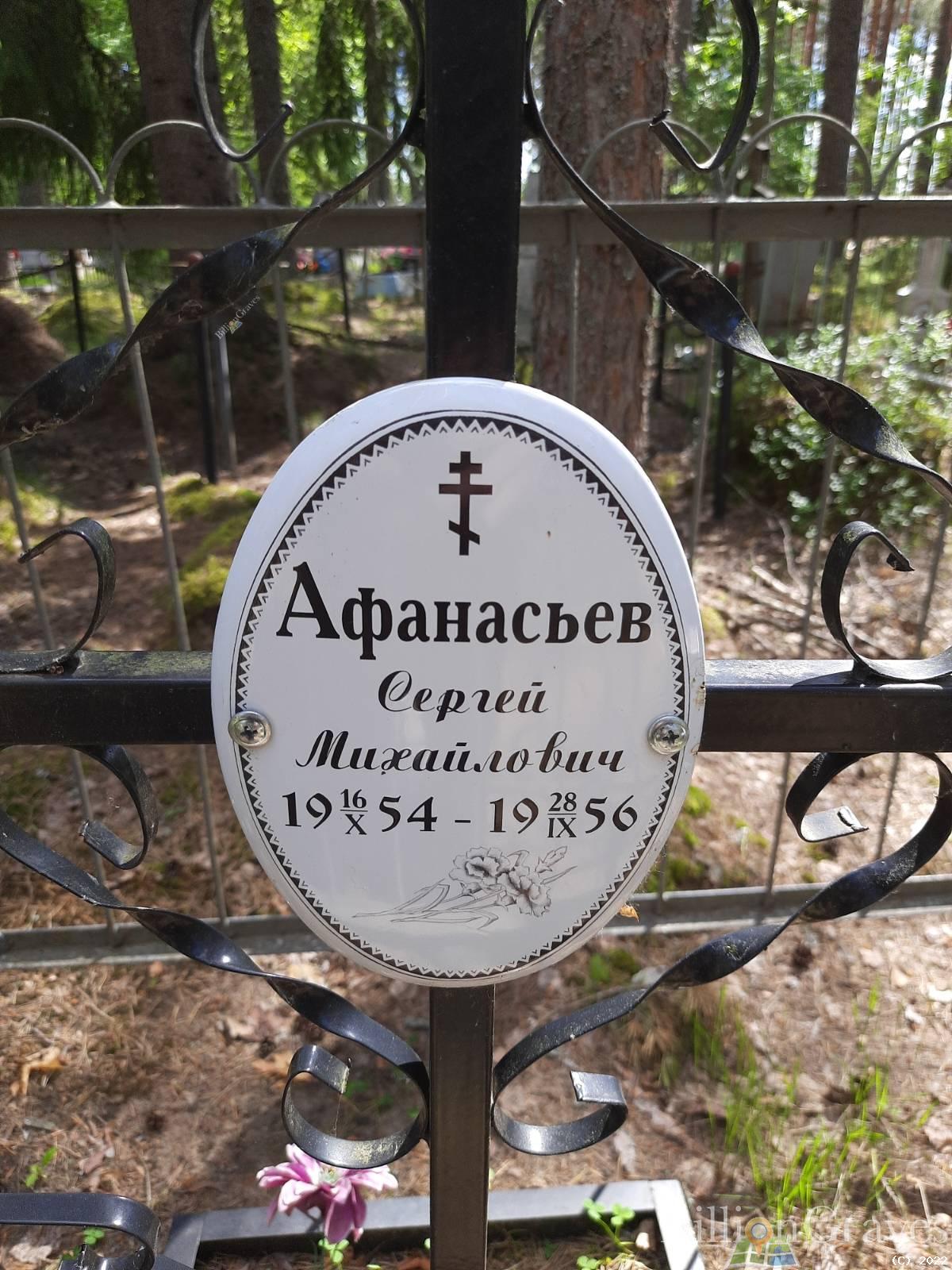 Афанасьев Сергей Михайлович