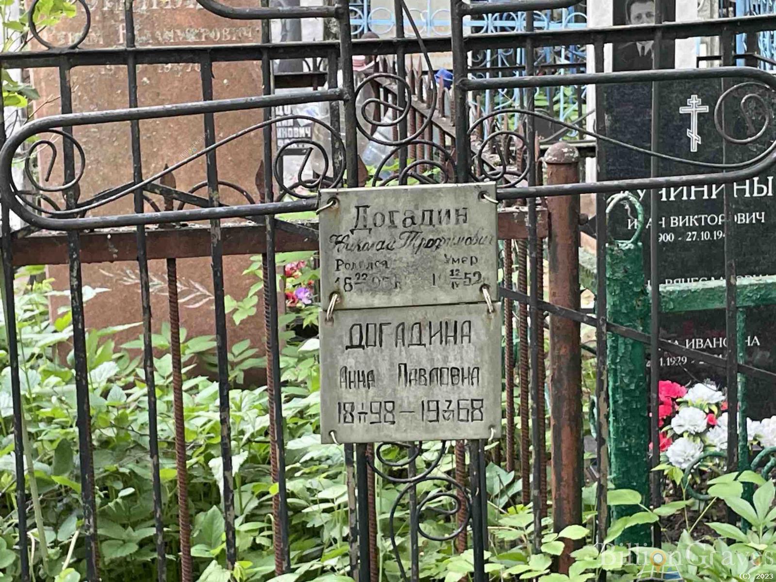 Догадина Анна Павловна